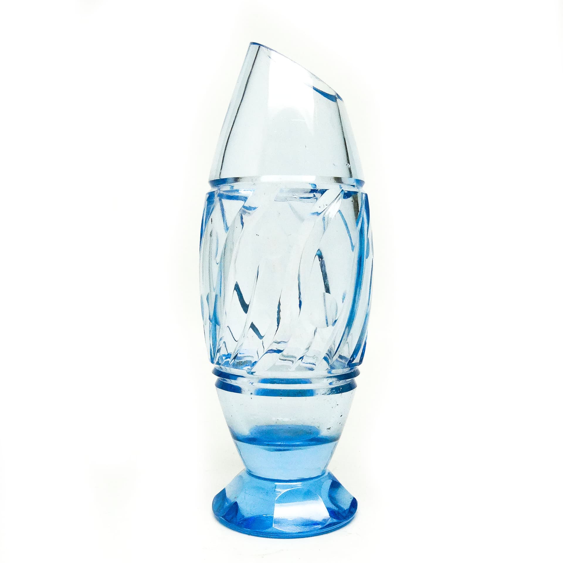 Wazon mid-century modern, kryształ, Czechosłowacja, lata 50. - 113564