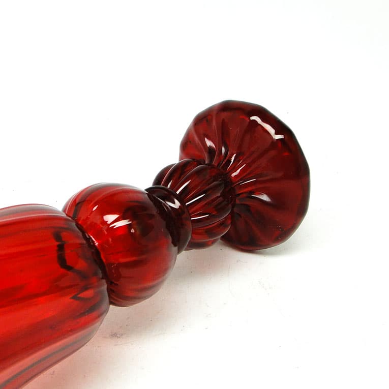 Wazon, mid-century modern, szkło czerwone, proj. J. Słuczan-Orkusz, Polska, lata 70. - 113722