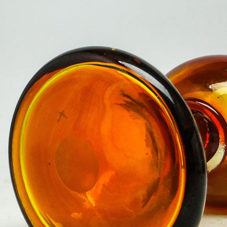 Wazon Mid-century modern, szkło multikolor, proj. J. Słuczan-Orkusz, Polska, lata 70. - 113889