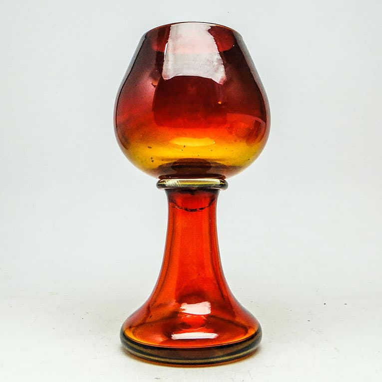 Wazon Mid-century modern, szkło multikolor, proj. J. Słuczan-Orkusz, Polska, lata 70. - 113886