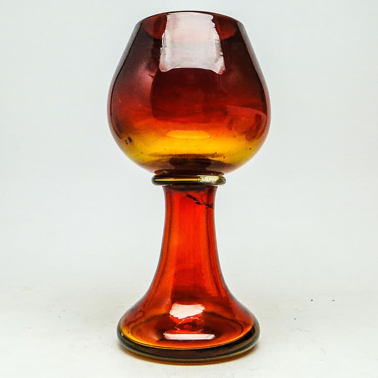 Wazon Mid-century modern, szkło multikolor, proj. J. Słuczan-Orkusz, Polska, lata 70. - 113884