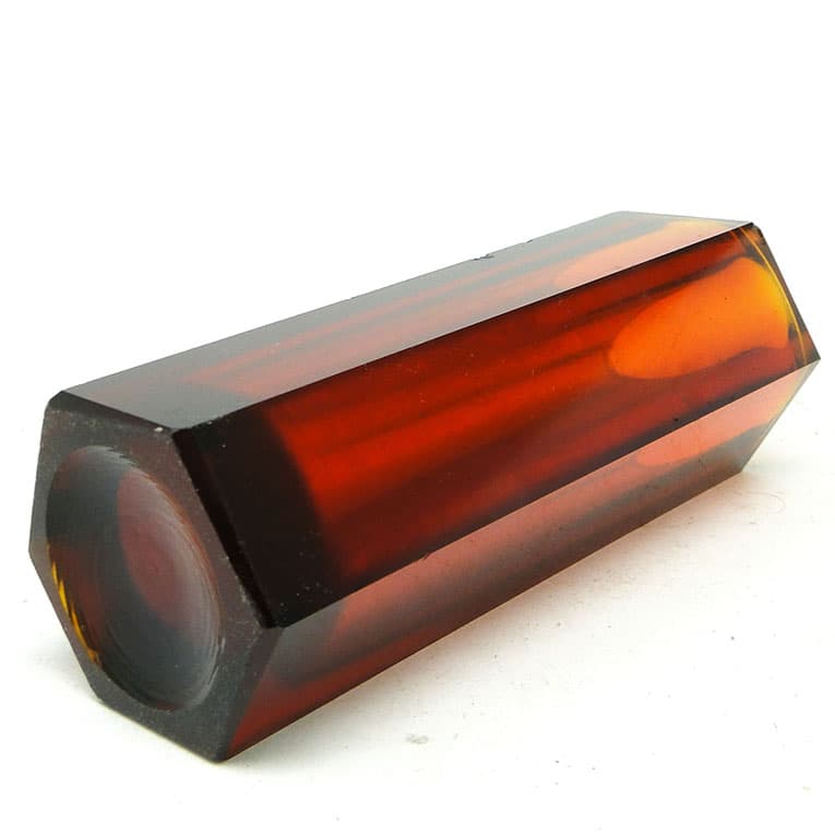 Wazon Art Deco, szkło prasowane, Huta Zawiercie, Polska, lata 30. - 113942