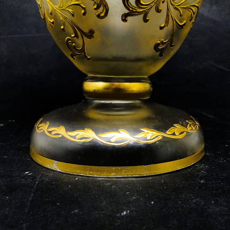 Wazon, rokoko, szkło matowione, Francja, XIX w. - 113979