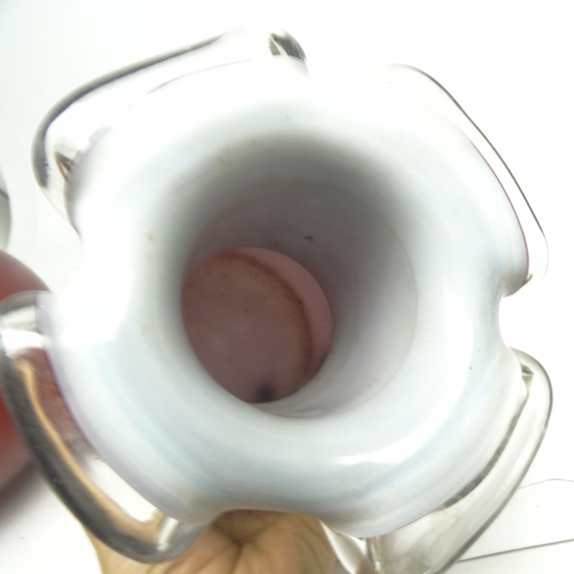 Wazon mid-century modern, szkło fioletowe, Polska, lata 70. - 114059