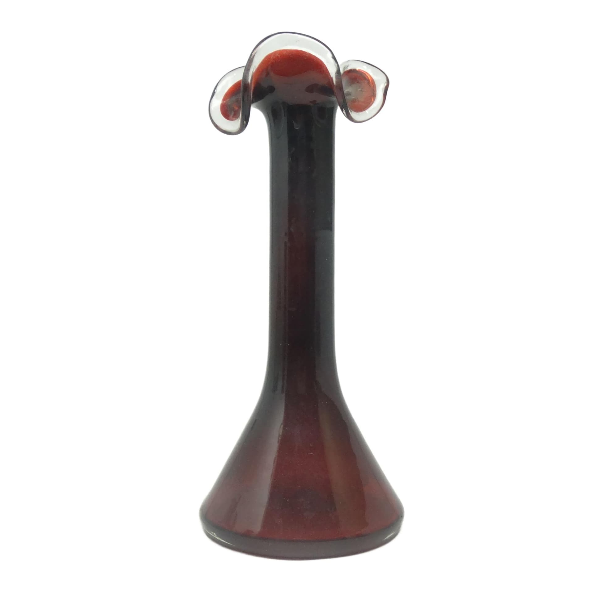 Wazon mid-century modern, szkło, Polska, lata 70.