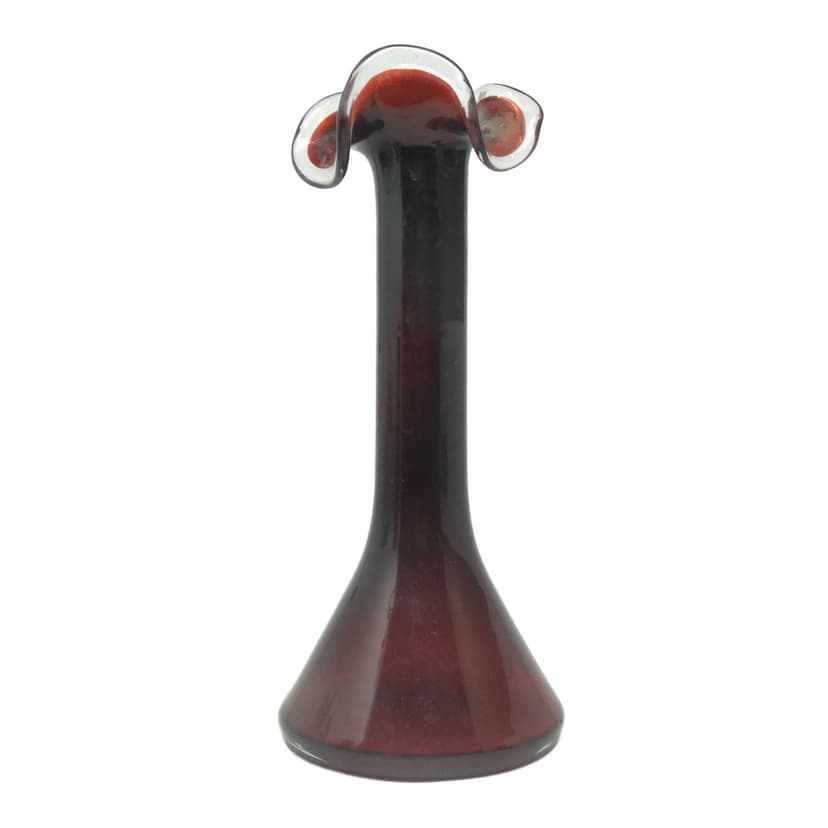 Wazon mid-century modern, szkło, Polska, lata 70.