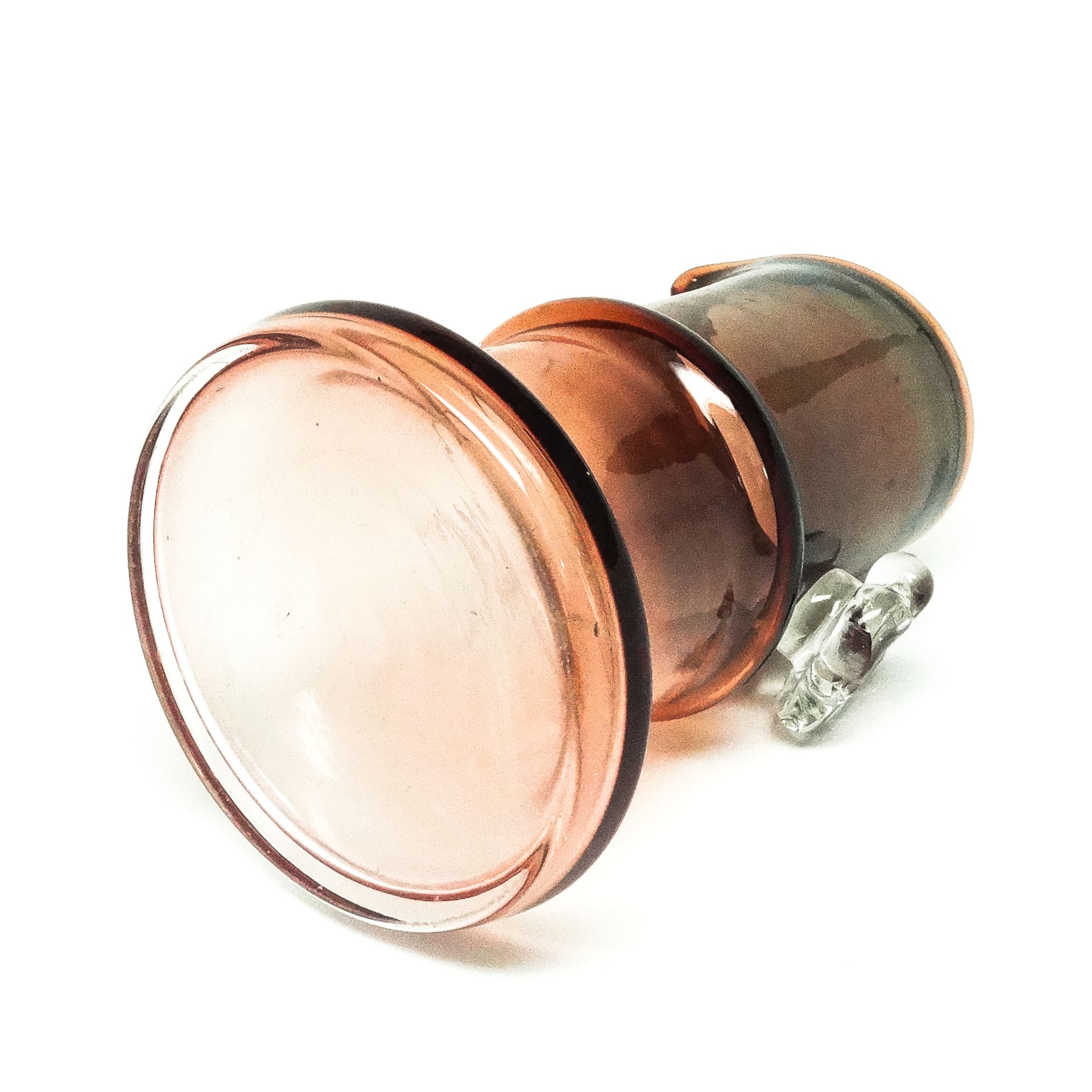 Wazon, polski modernizm, szkło, HSG Tarnowiec, Polska, lata 70. - 114084