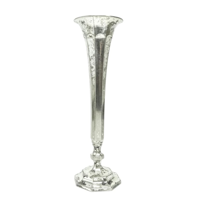 Wazon Art Deco, cyna srebrzona, Berndorf, Niemcy, pocz. XX w.