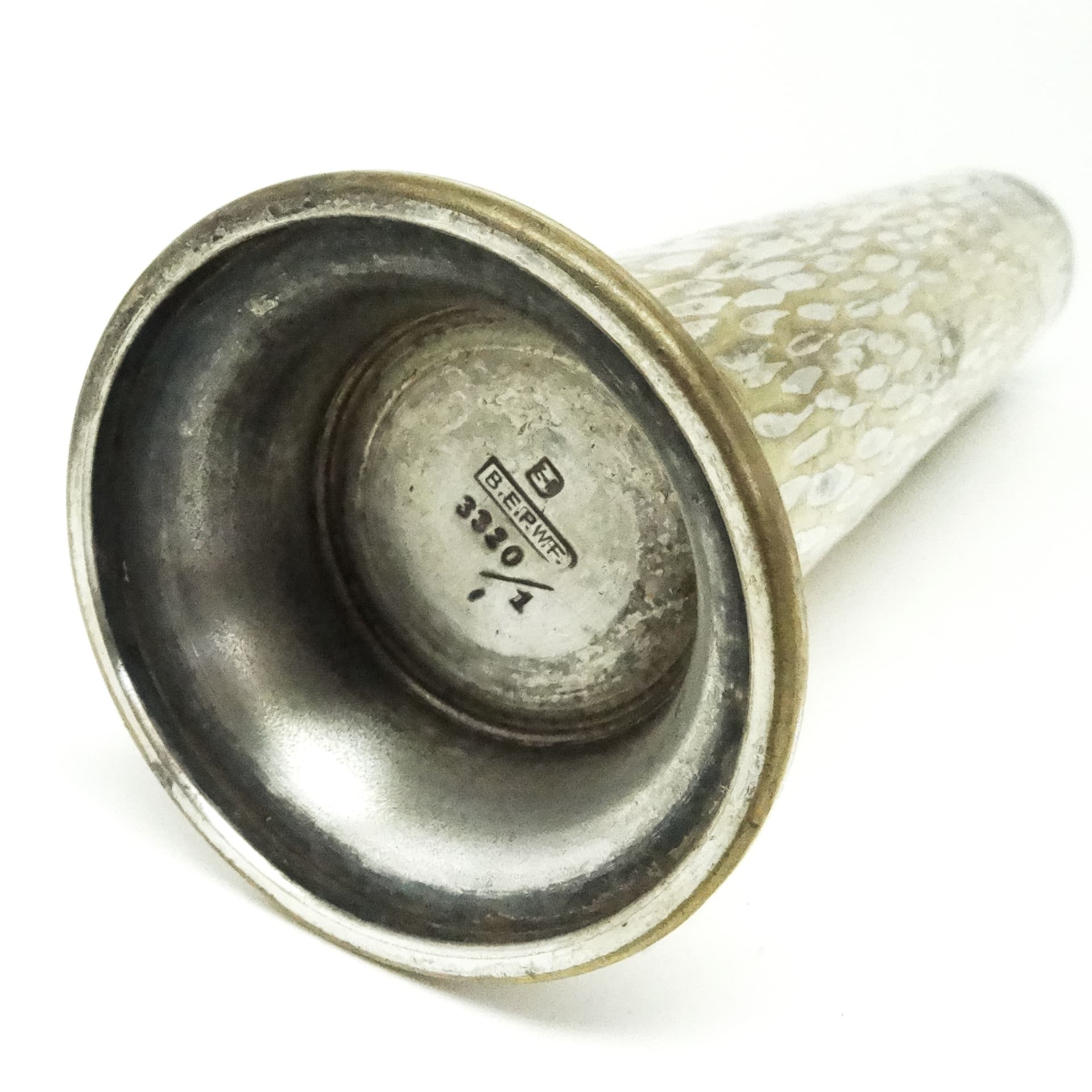 Wazon Art Deco, cyna srebrzona, Berndorf, Niemcy, początek XX w. - 114473