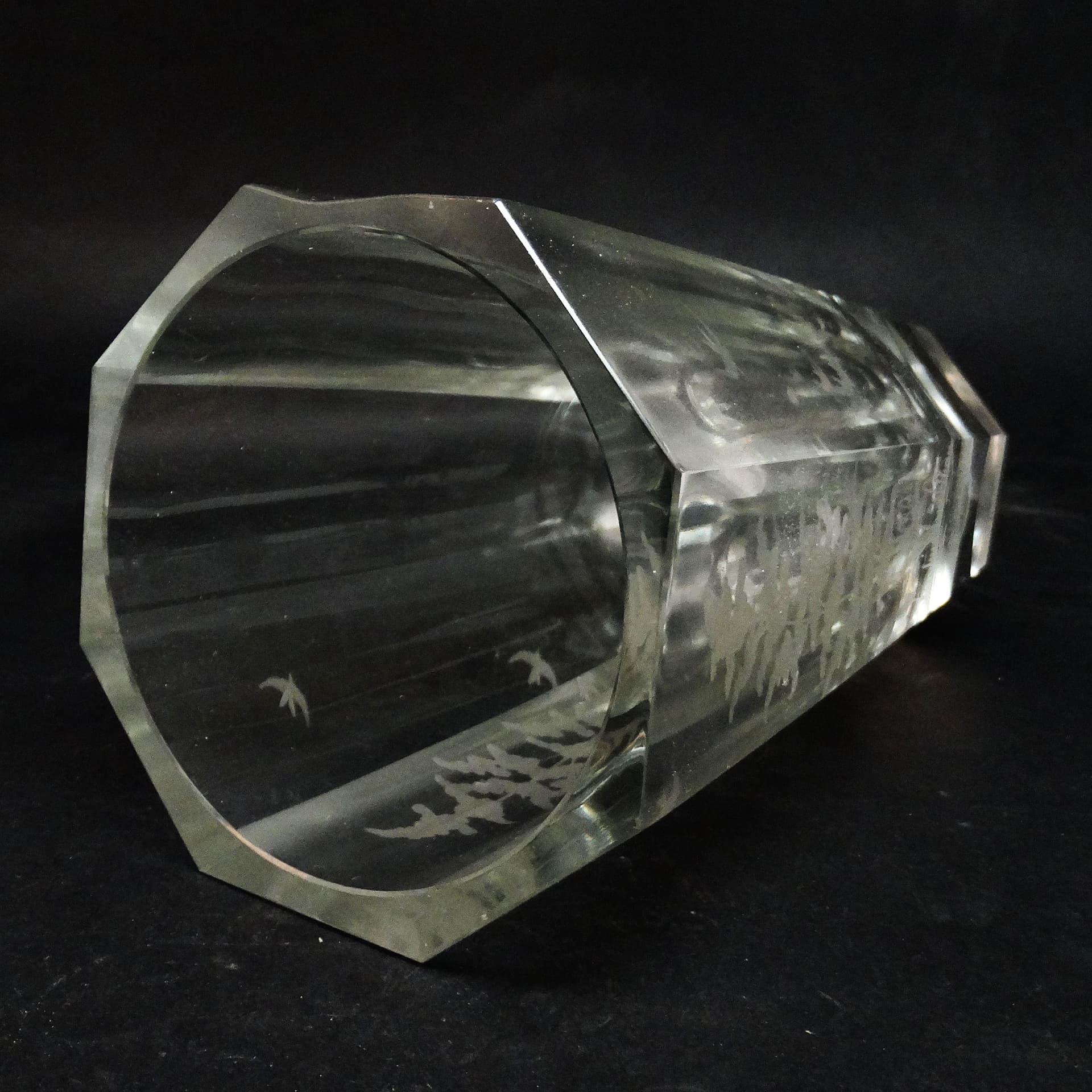 Art Deco vase, crystal, Moser, Czechoslovakia, 1930s. - 114502
