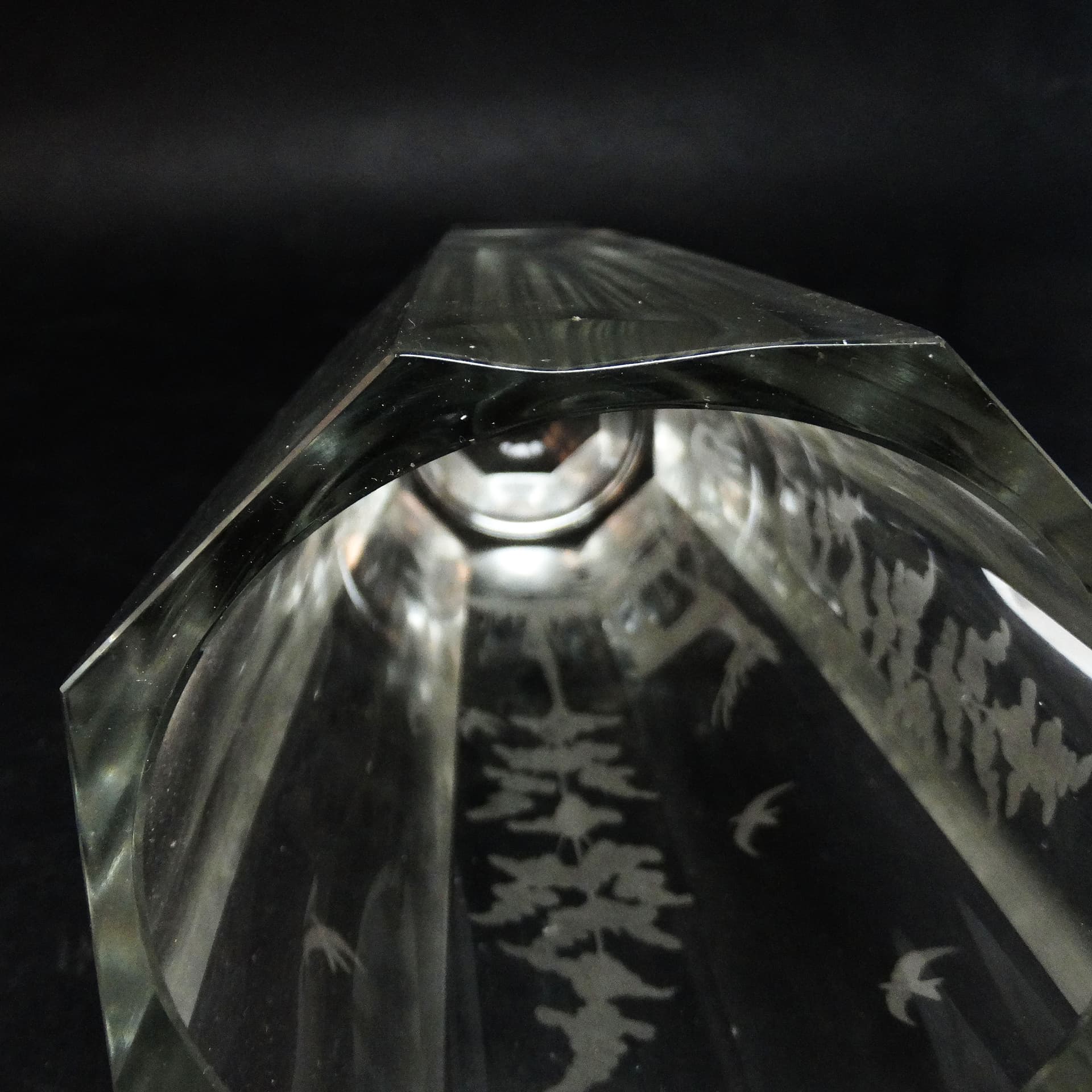 Art Deco vase, crystal, Moser, Czechoslovakia, 1930s. - 114505