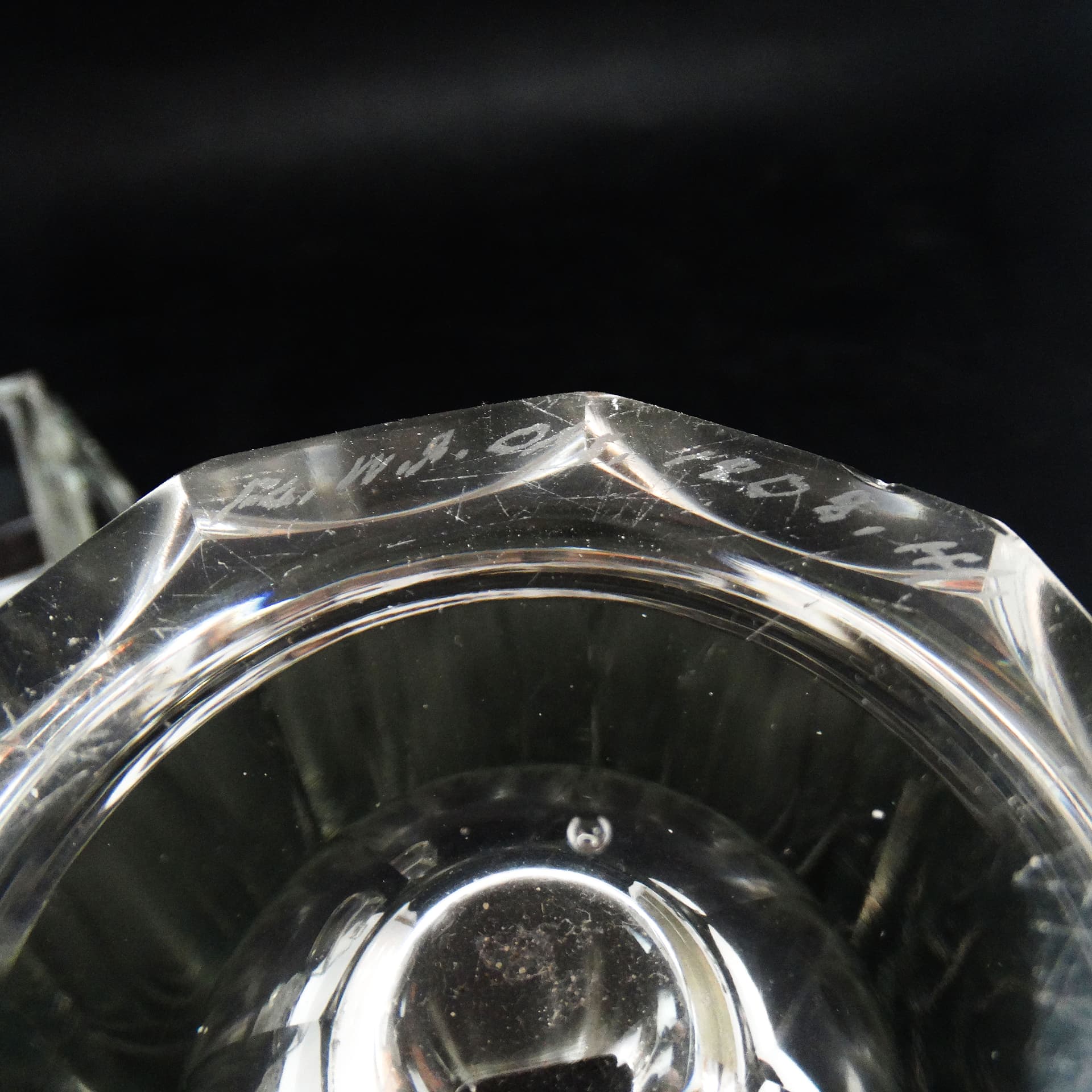 Art Deco vase, crystal, Moser, Czechoslovakia, 1930s. - 114509