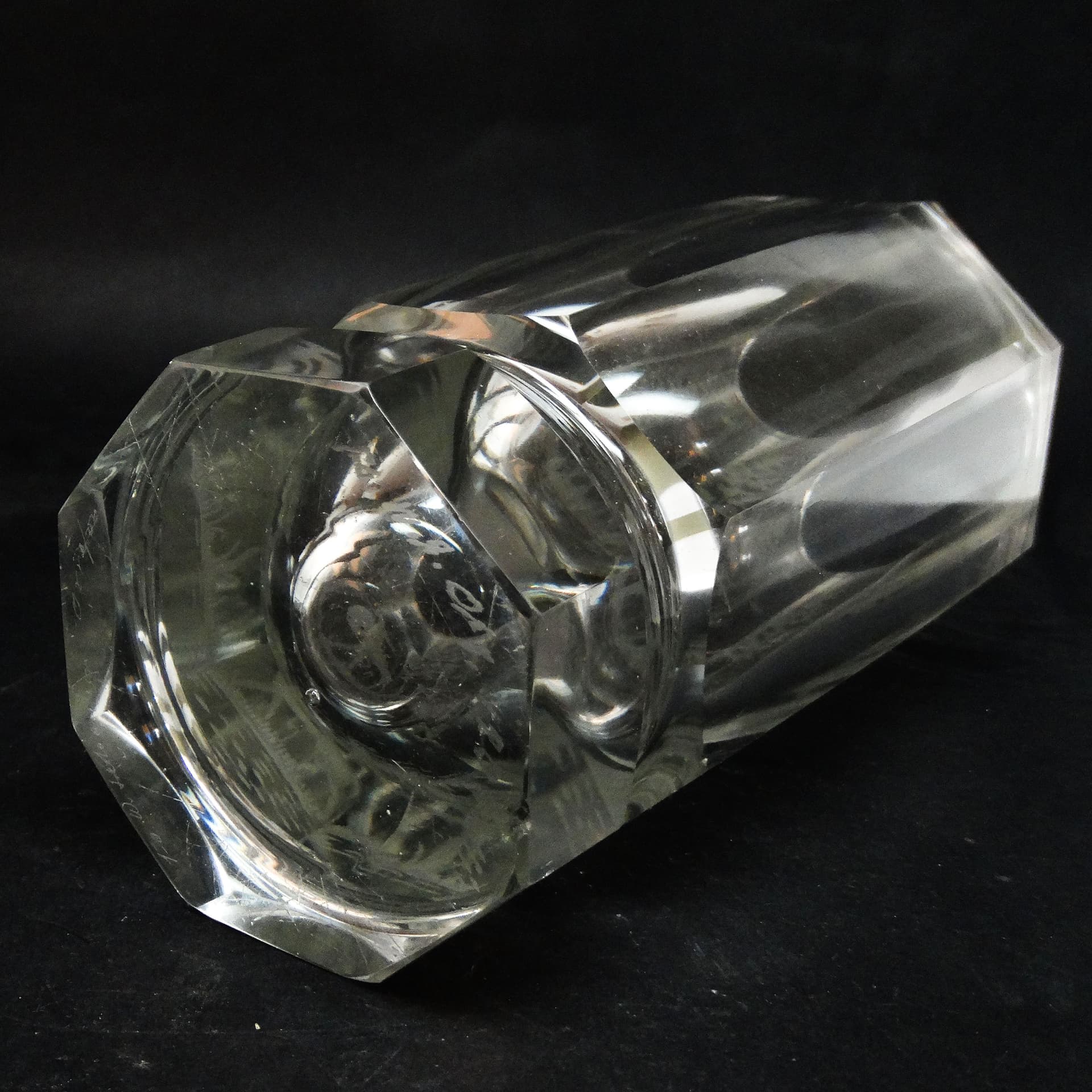 Art Deco vase, crystal, Moser, Czechoslovakia, 1930s. - 114504