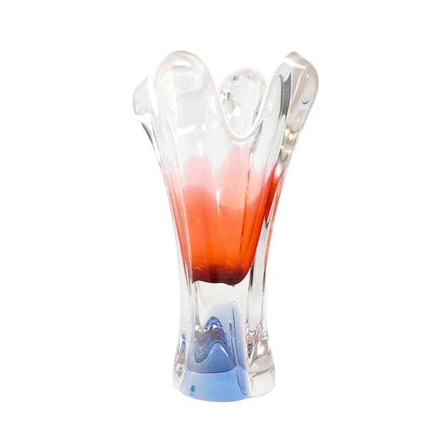 Wazon mid-century modern, szkło, proj. J. Hospodka, Czechosłowacja, lata 60. - WYMIARY