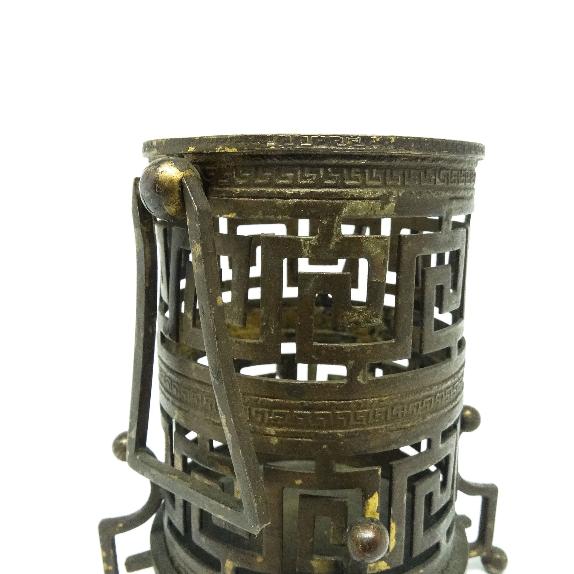 Wazon Empire, metal, Francja, XIX w. - 114553