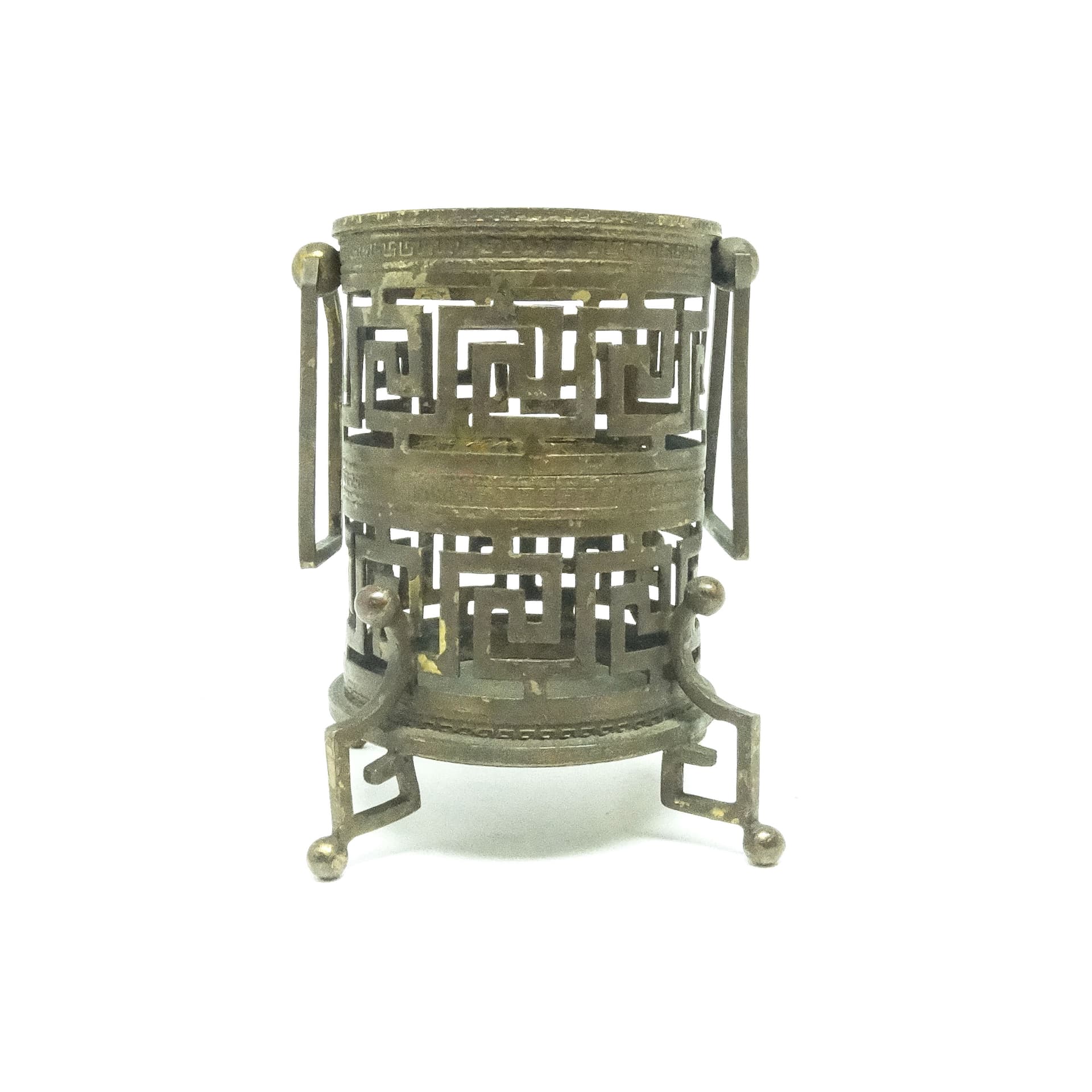 Wazon Empire, metal, Francja, XIX w. - 114550