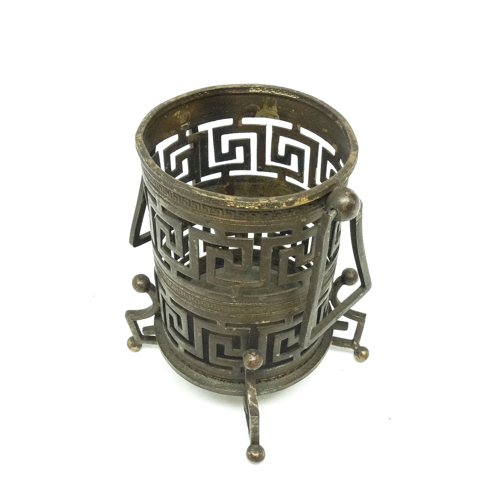 Wazon Empire, metal, Francja, XIX w. - 114559