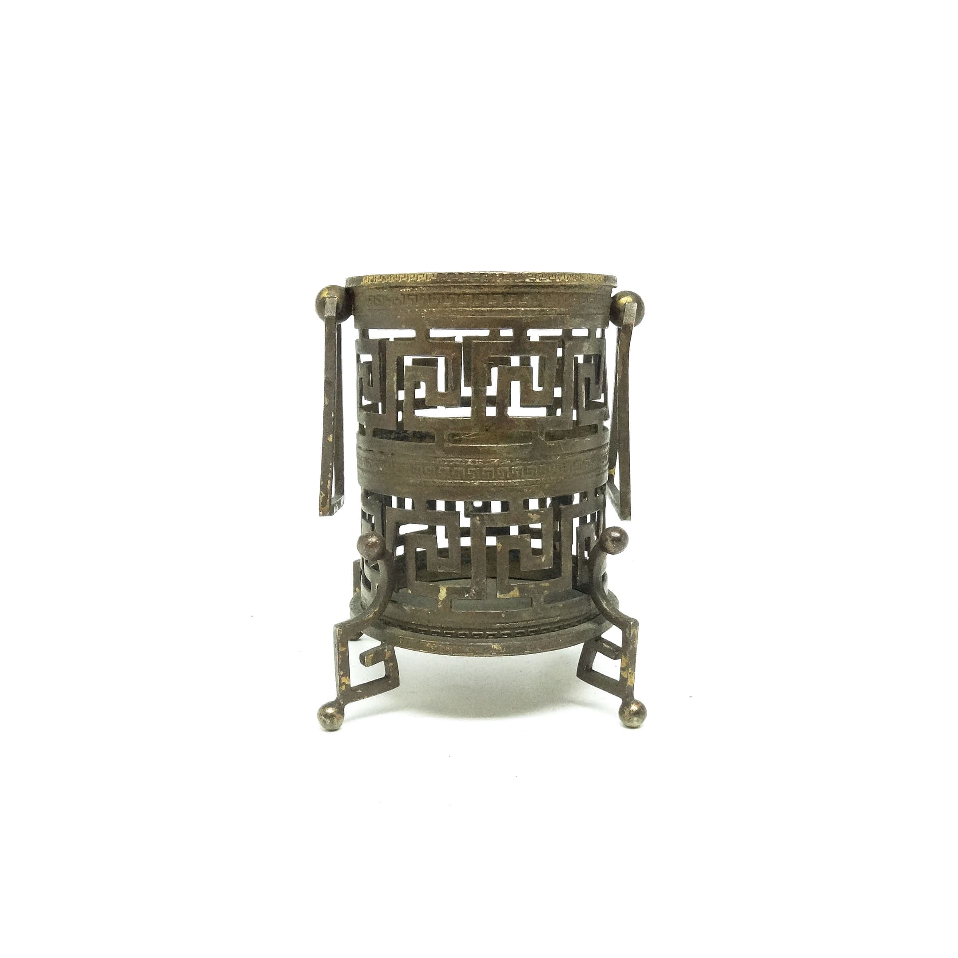 Wazon Empire, metal, Francja, XIX w. - 114556