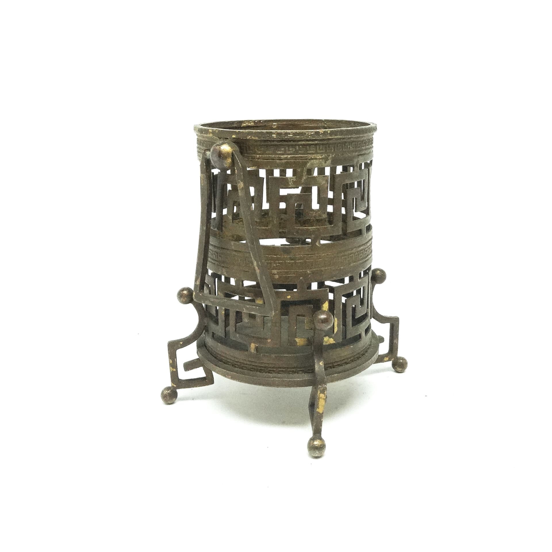 Wazon Empire, metal, Francja, XIX w. - 114551