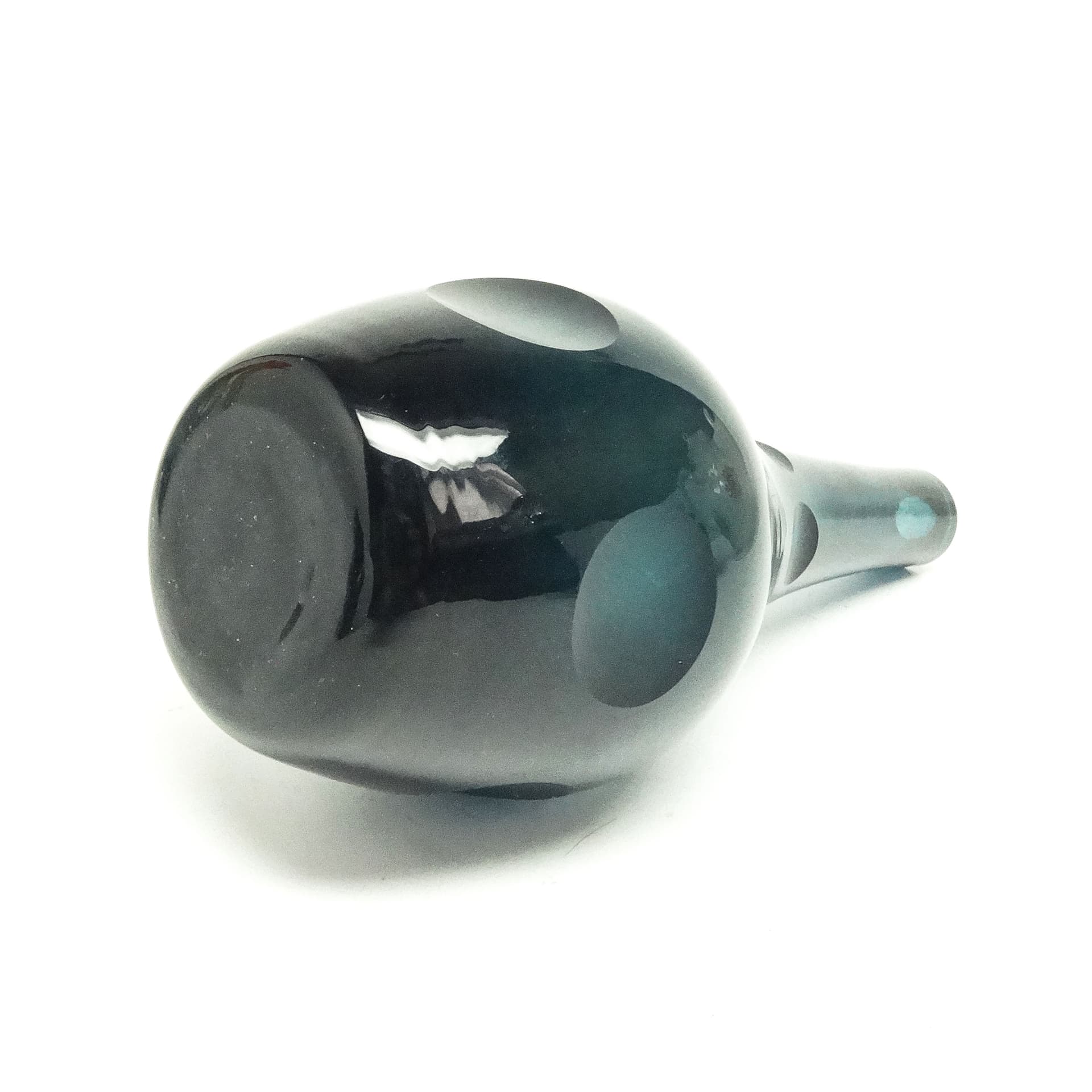 Wazon Postmodernizm, szkło teal, WMF, Niemcy, lata 60. - 114562