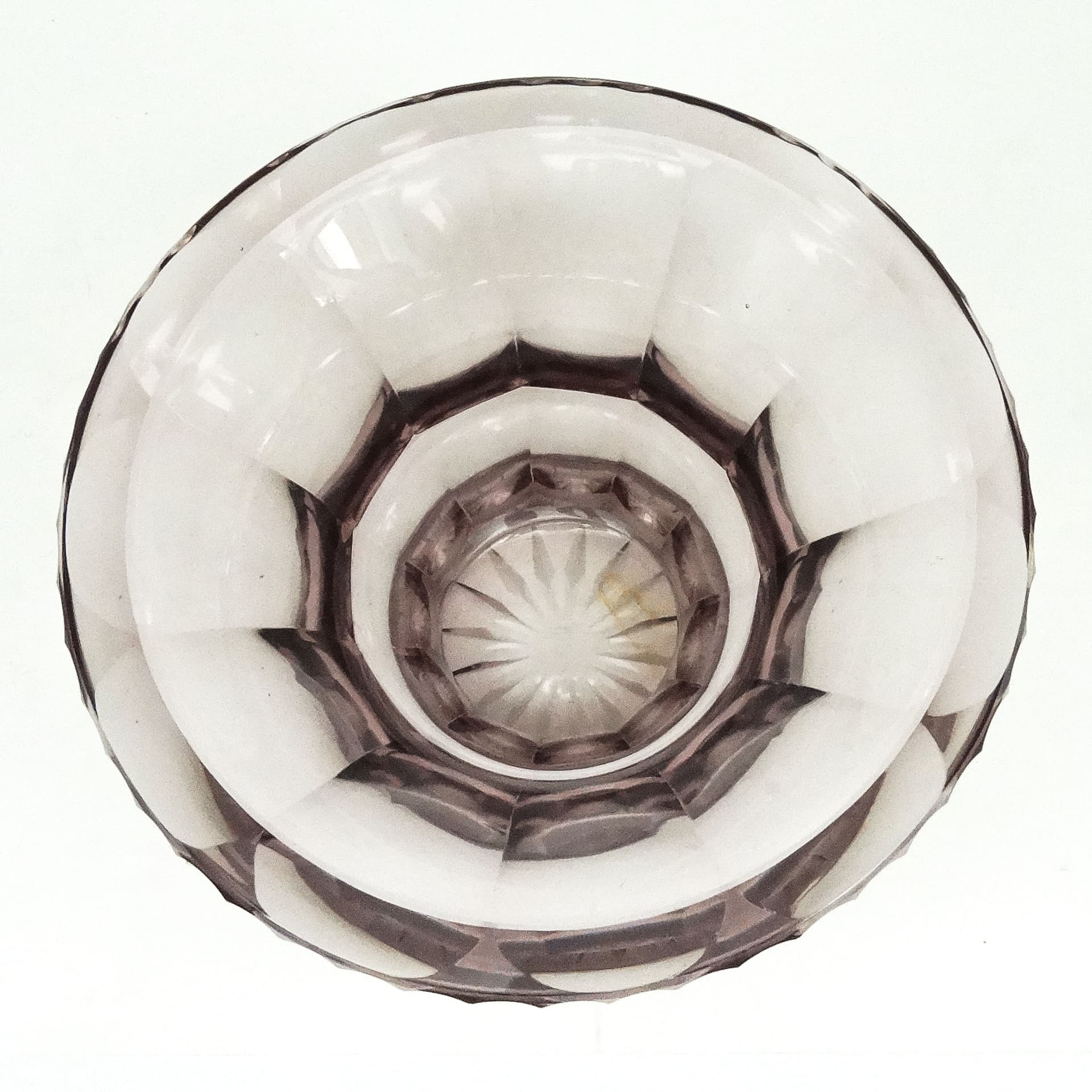 Wazon Art Deco, kryształ, proj. J. Hoffmann, Bohemia, Czechosłowacja, lata 30. - 114600