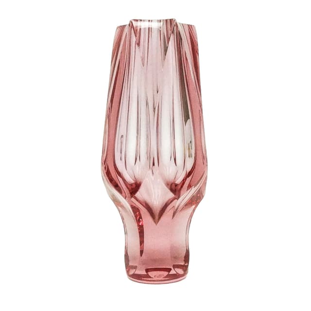 Wazon Art Deco, kryształ, proj. J. Hoffmann, Moser, Czechosłowacja, lata 50. - WYMIARY