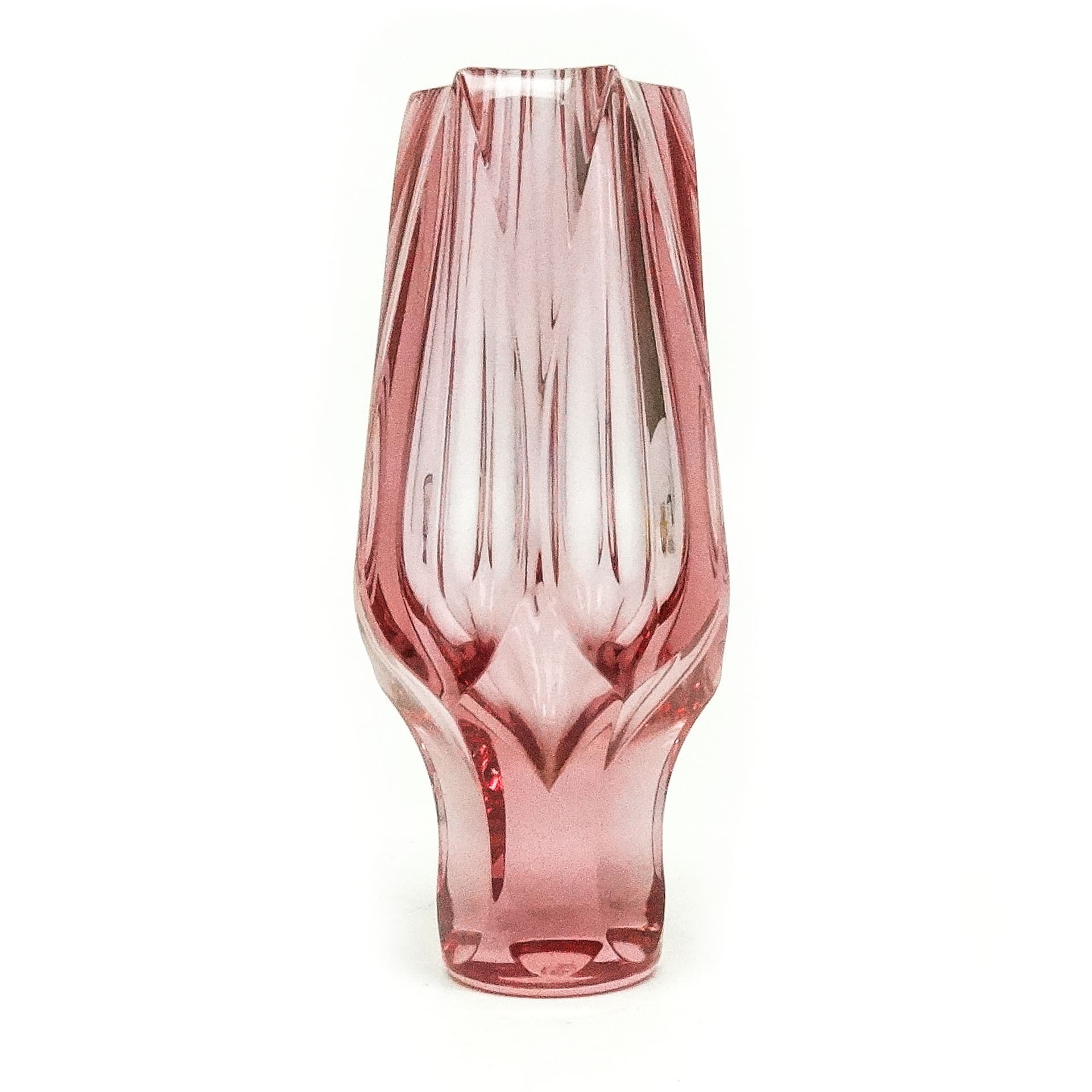 Wazon Art Deco, kryształ, proj. J. Hoffmann, Moser, Czechosłowacja, lata 50. - 114619