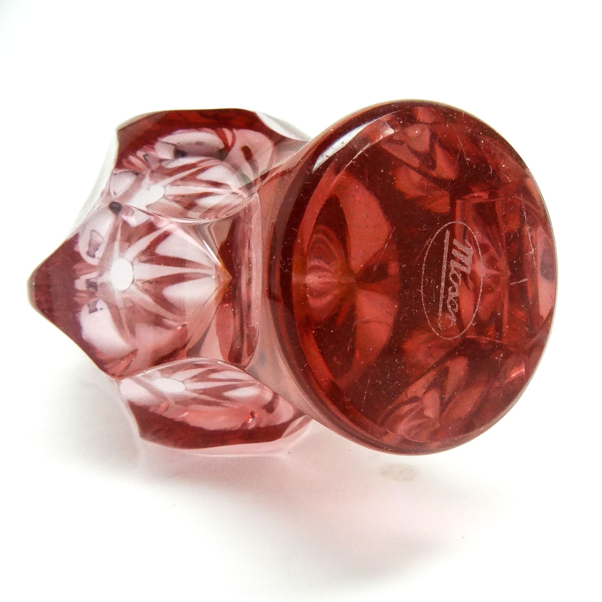 Wazon Art Deco, kryształ, proj. J. Hoffmann, Moser, Czechosłowacja, lata 50. - 114625