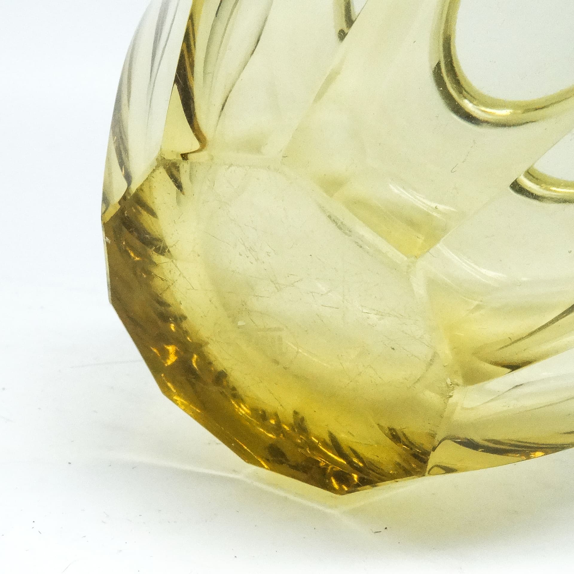 Wazon Art Deco, kryształ, proj. J. Hoffmann, Bohemia, Czechy, lata 30. - 114656