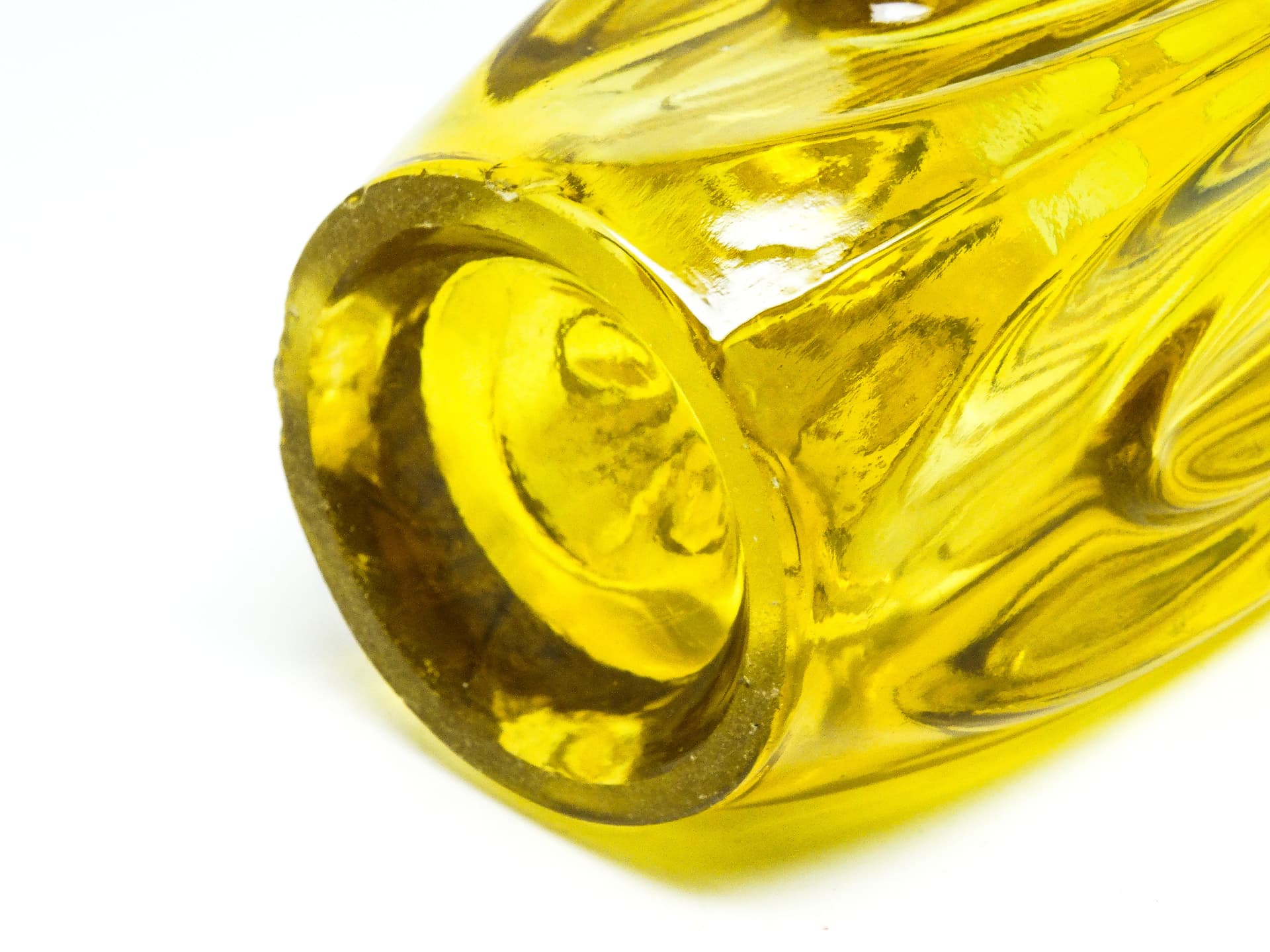 Wazon Art déco, szkło fioletowe, proj. R. Schrotter, Huta Szkła Inwald, Czechosłowacja, lata 30. - 114667