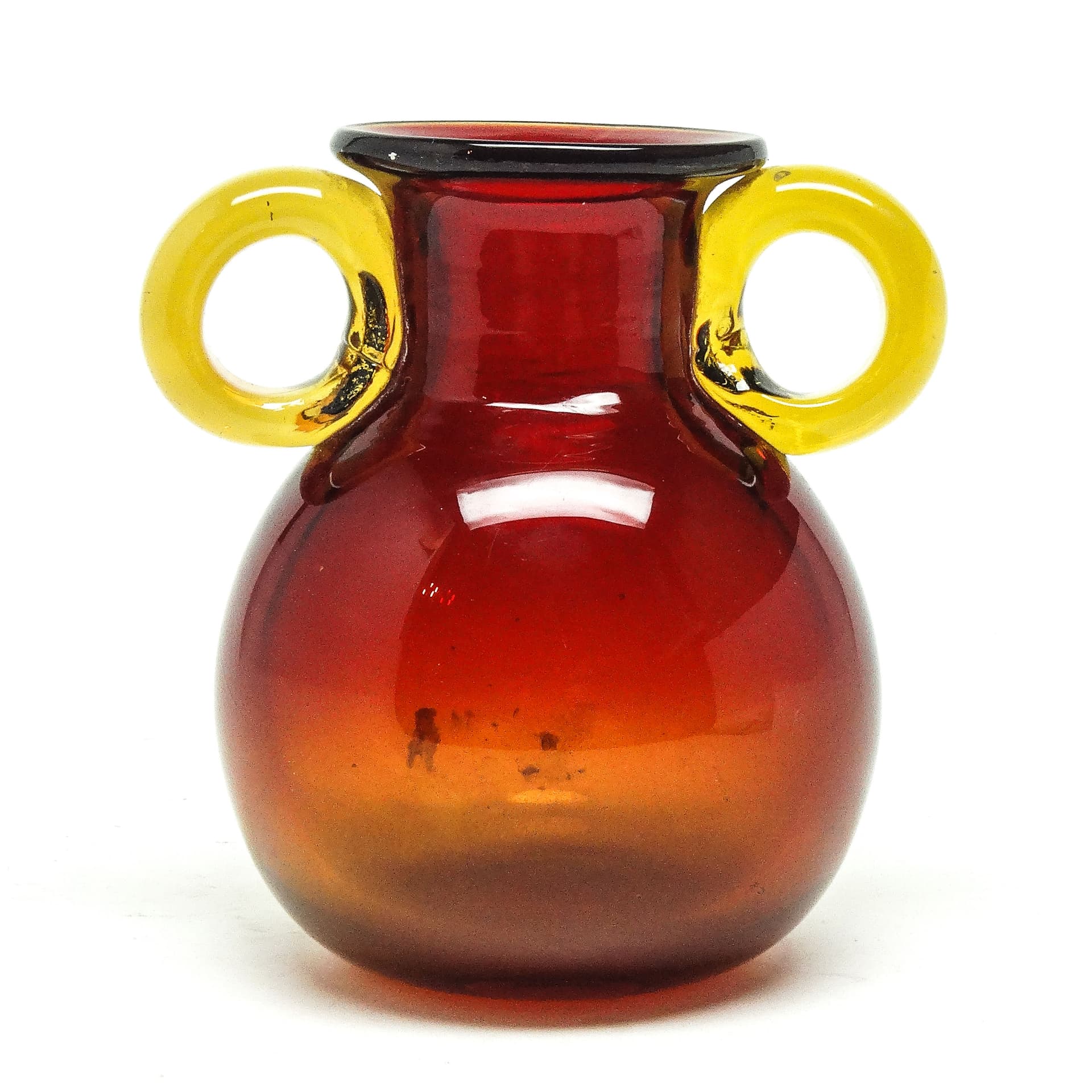 Wazon, mid-century modern, szkło, proj. J. Słuczan-Orkusz, Polska, lata 70. - 114711