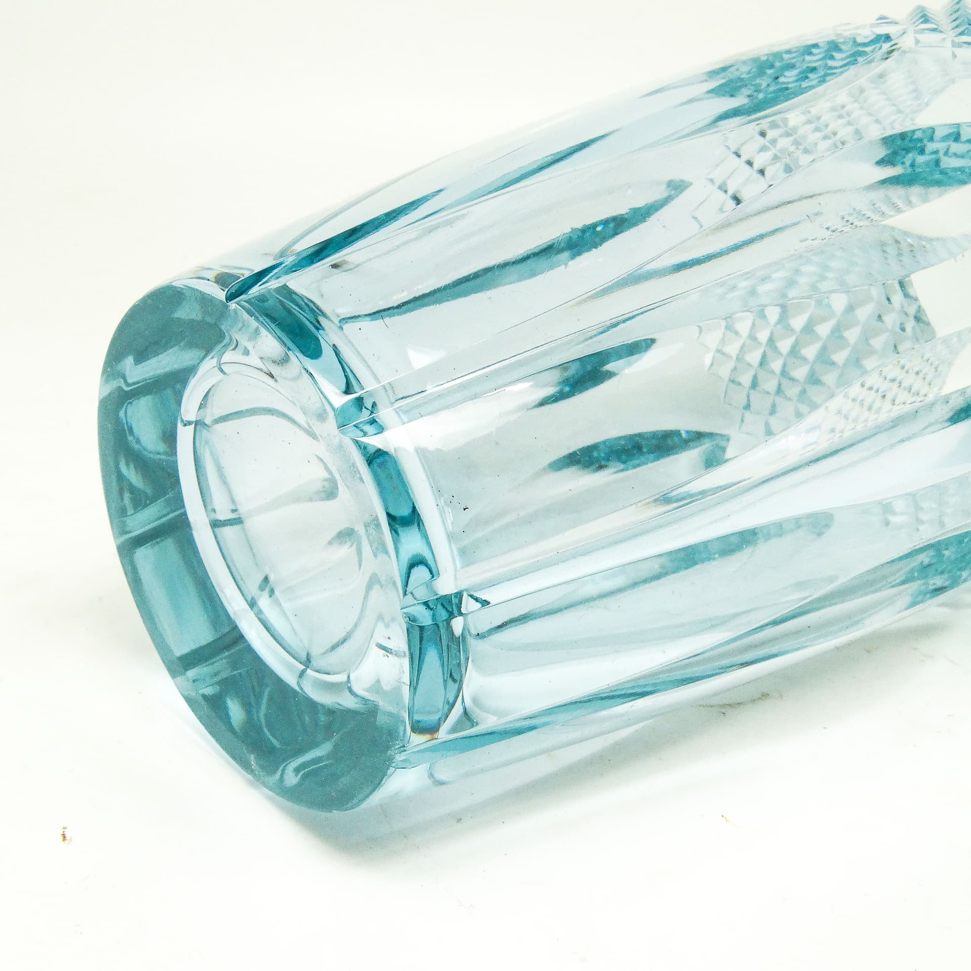 Wazon Art Deco, szkło aleksandrytowe kryształ, Moser, Czechosłowacja, lata 30. - 114842