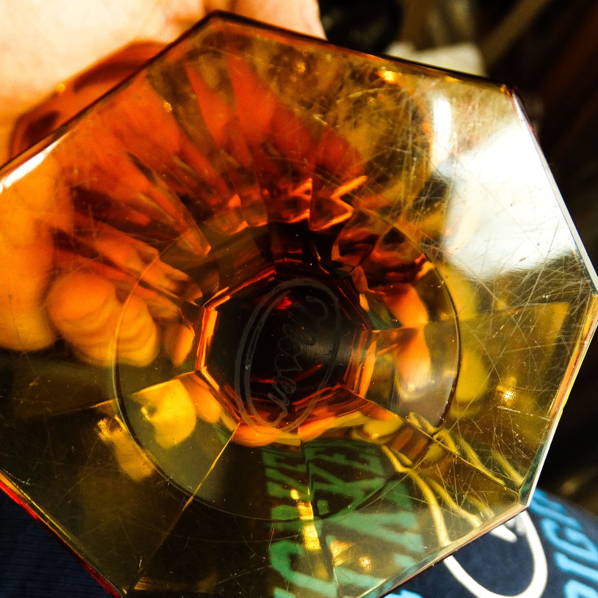 Wazon Art Deco, kryształ, Moser, Czechosłowacja, lata 30. - 114880