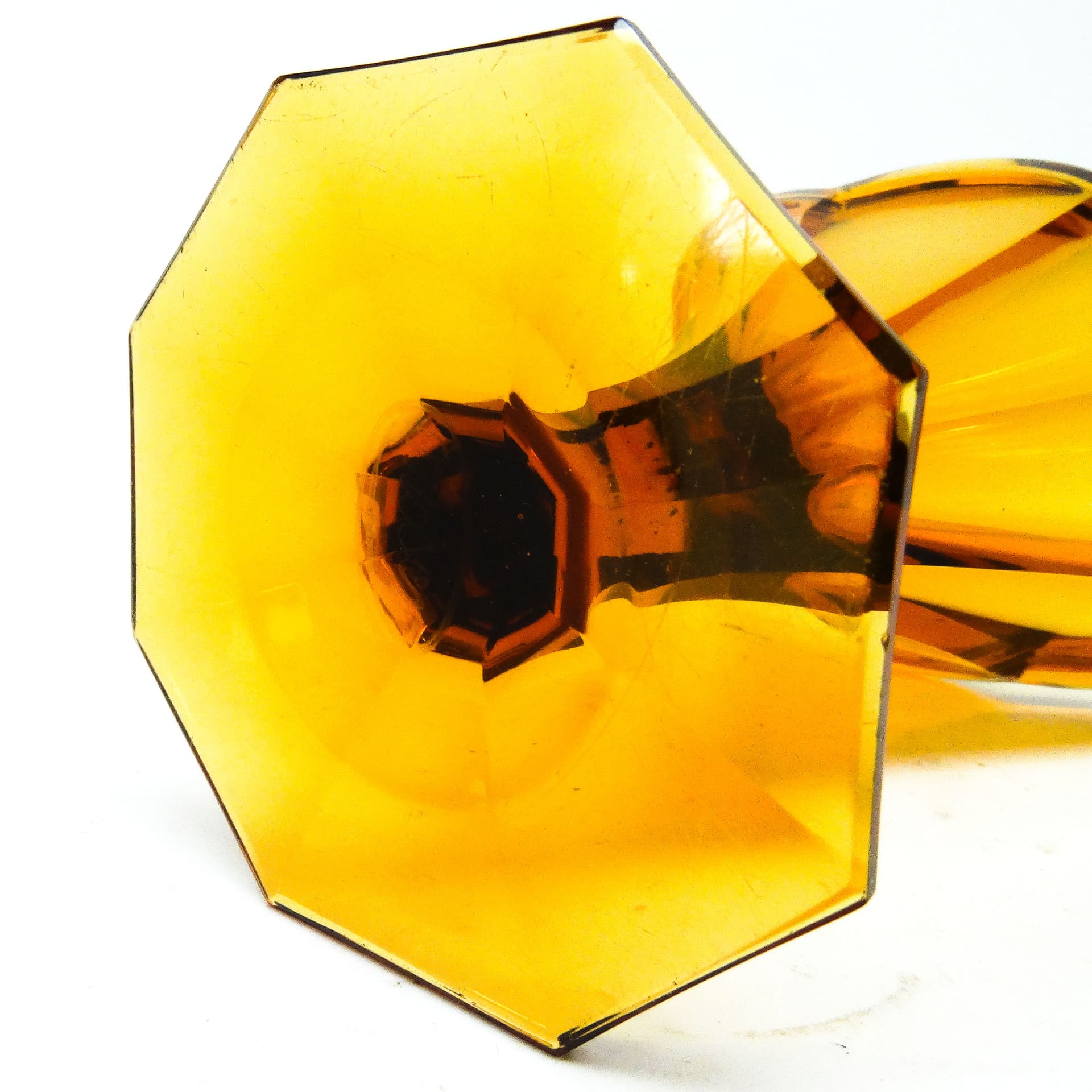 Wazon Art Deco, kryształ, Moser, Czechosłowacja, lata 30. - 114879