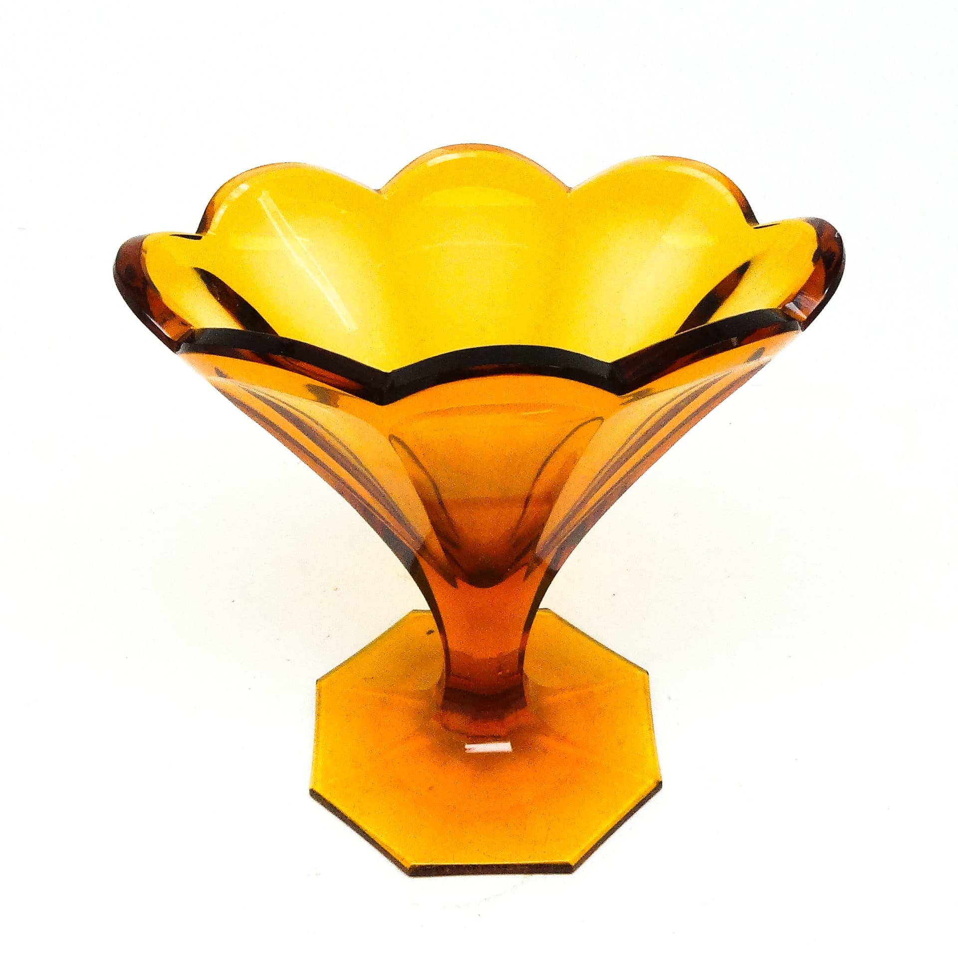 Wazon Art Deco, kryształ, Moser, Czechosłowacja, lata 30. - 114875