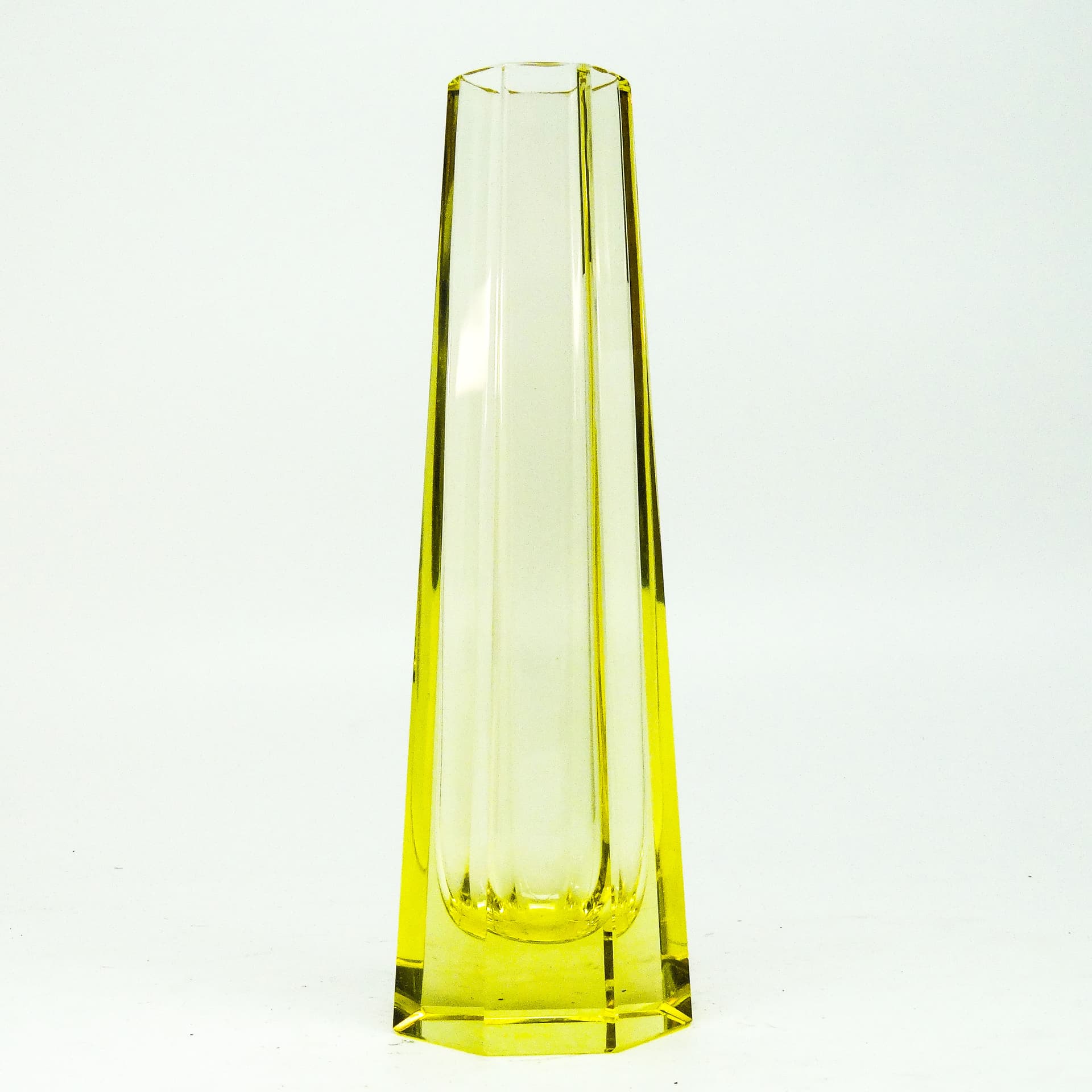 Wazon Art Deco, kryształ, Moser, Czechosłowacja, lata 30. - 114900