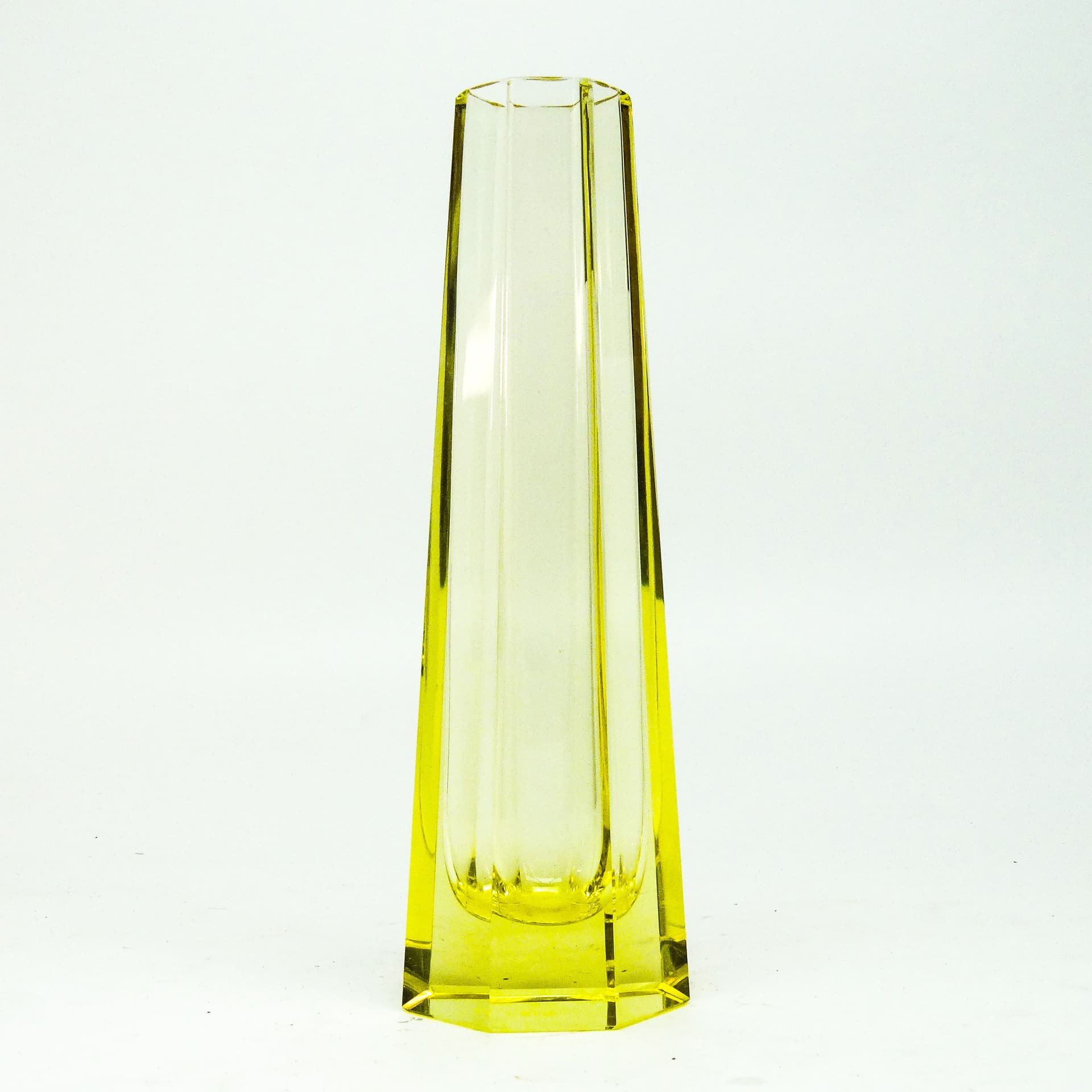 Wazon Art Deco, kryształ, Moser, Czechosłowacja, lata 30. - 114902