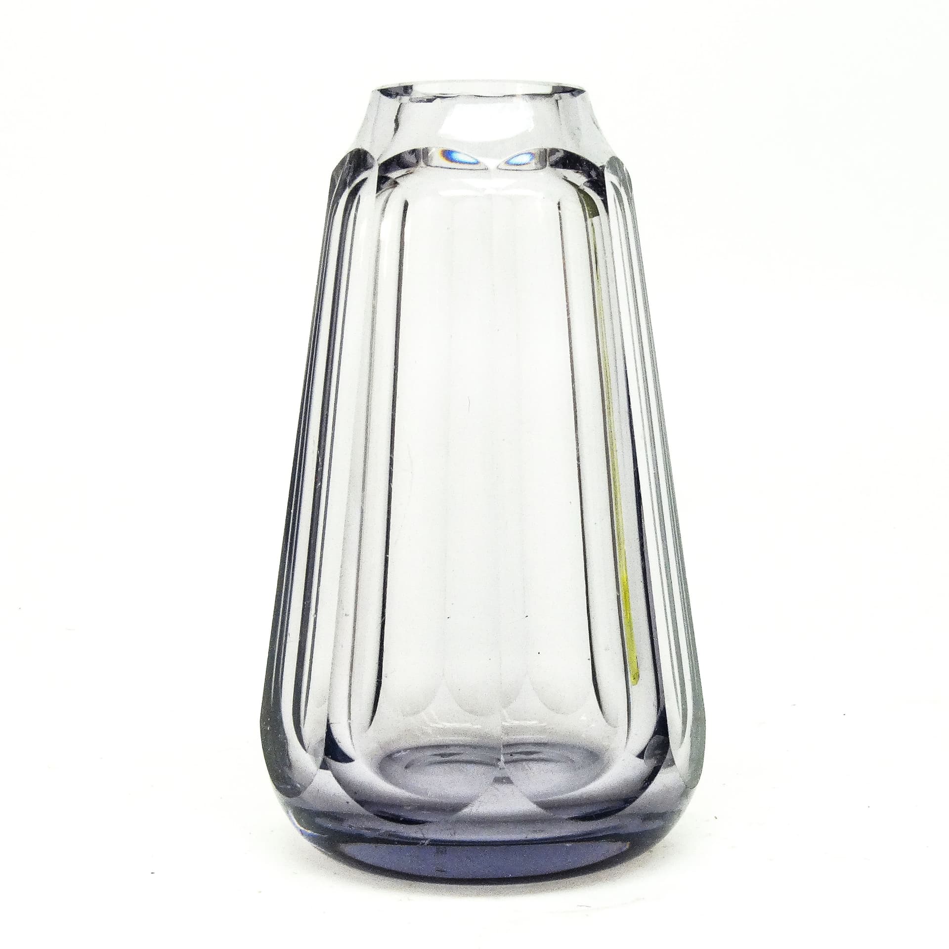 Art Deco vase, crystal, Bohemia, Czechoslovakia, 1930s. - 114914