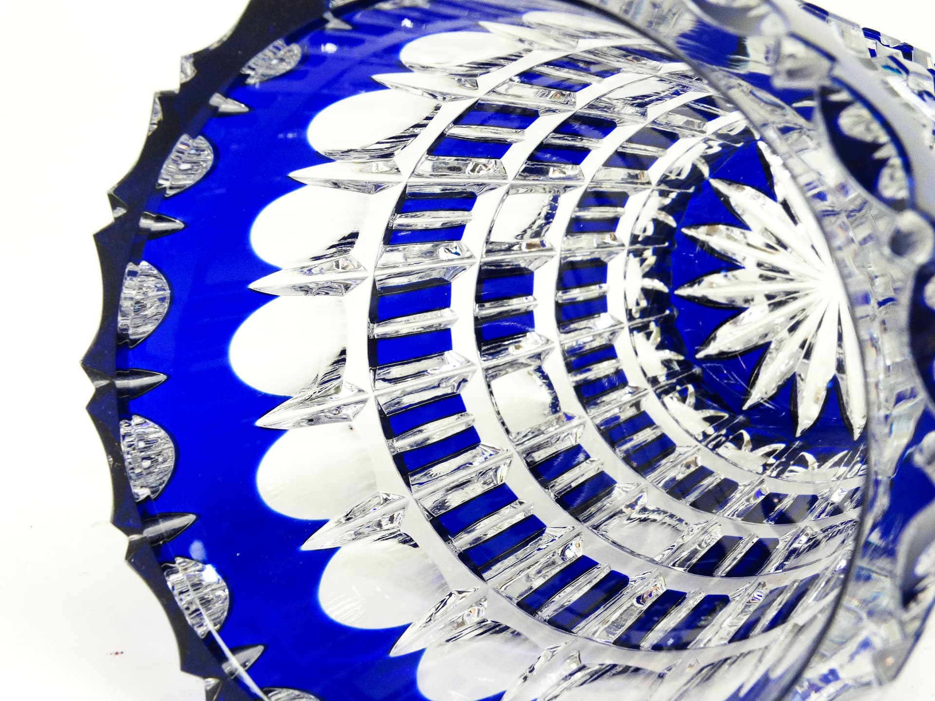 Wazon mid-century modern, szkło kobaltowe, Niemcy, lata 50. - 114932