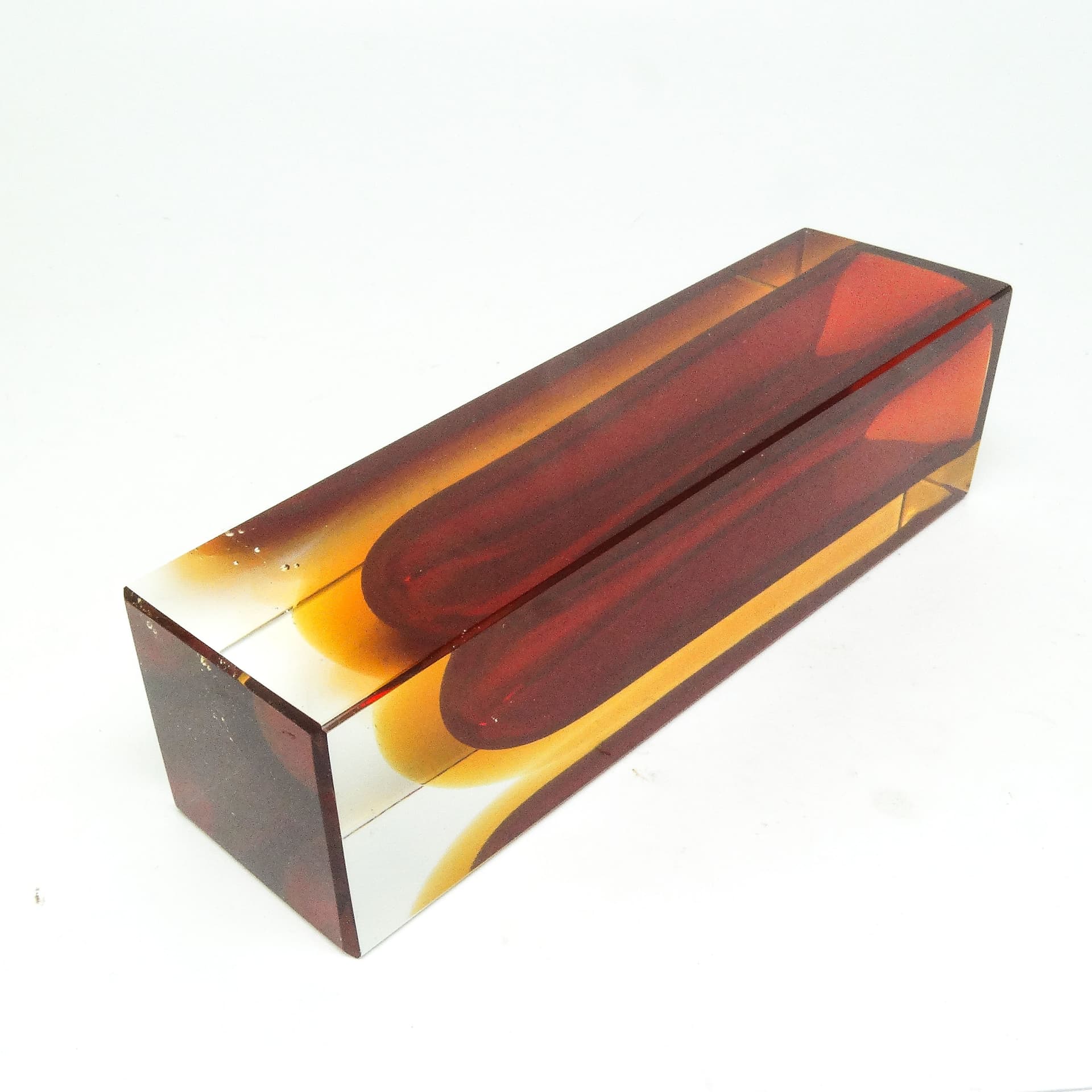 Wazon Sommerso, mid-century modern, szkło, proj. F. Poli, Włochy, lata 50. - 114958