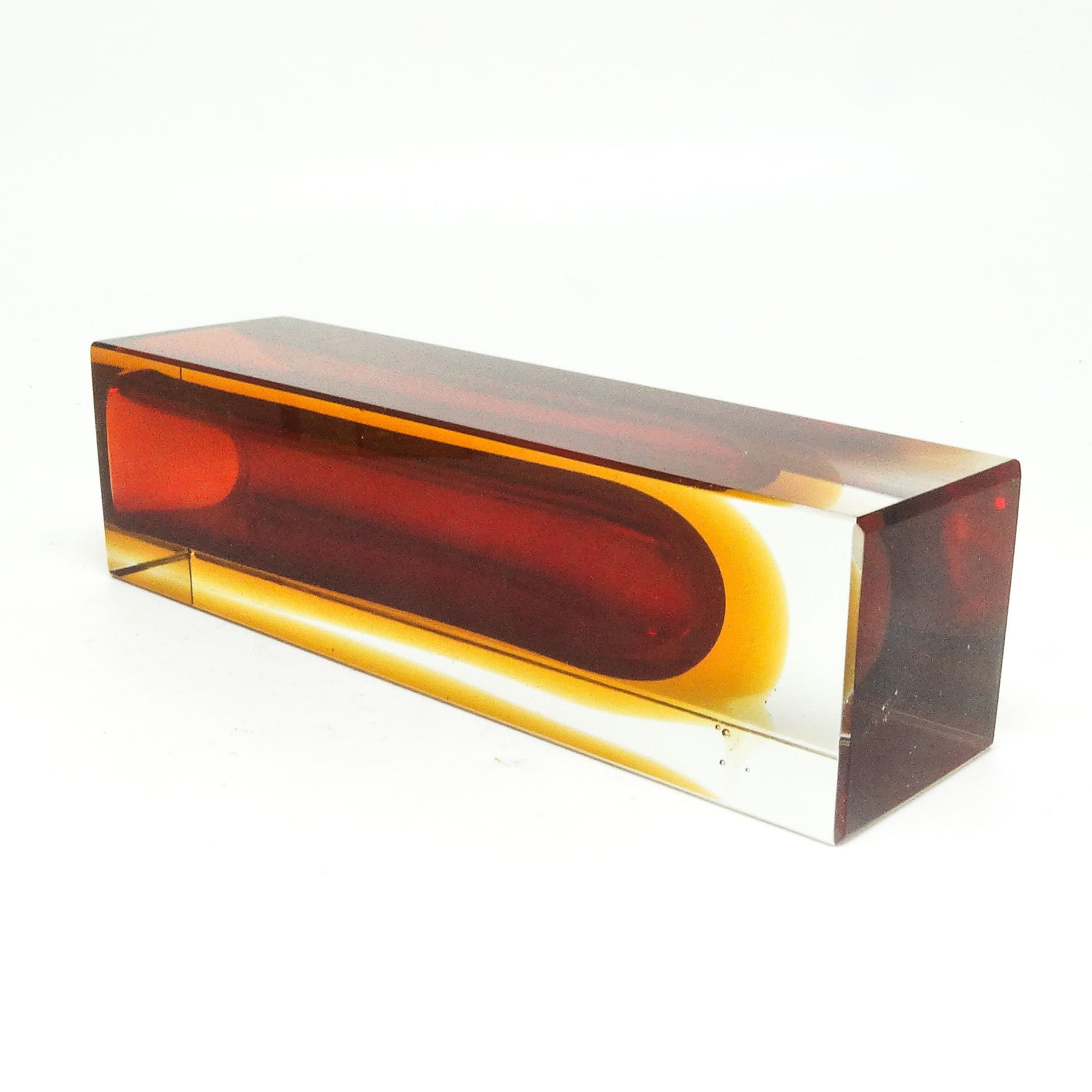 Wazon Sommerso, mid-century modern, szkło, proj. F. Poli, Włochy, lata 50. - 114953