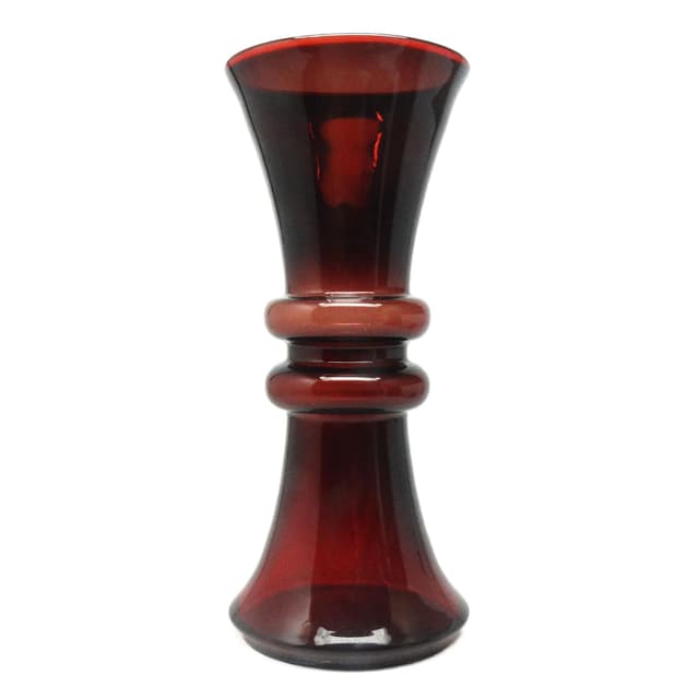 Wazon Modernizm, szkło, proj. K. Krawczyk, Polska, lata 70. - WYMIARY