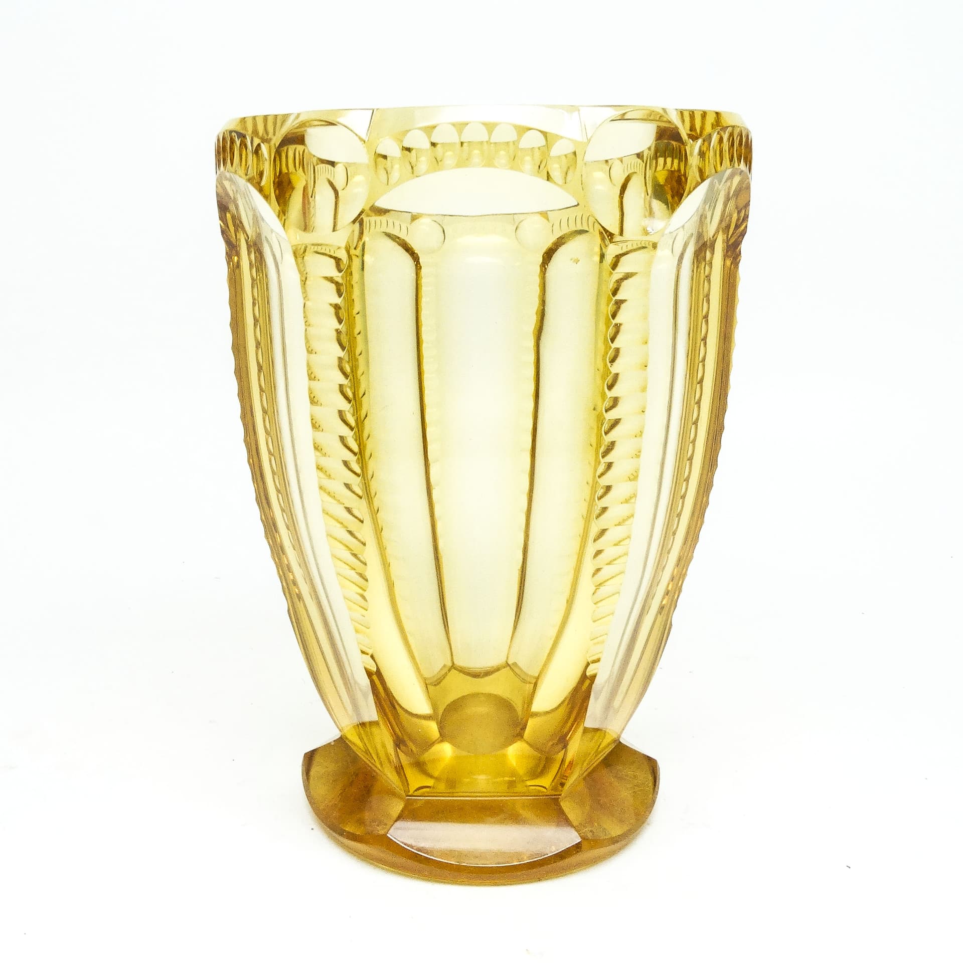 Art Deco vase, crystal, Moser, Czechoslovakia, 1930s. - 115004