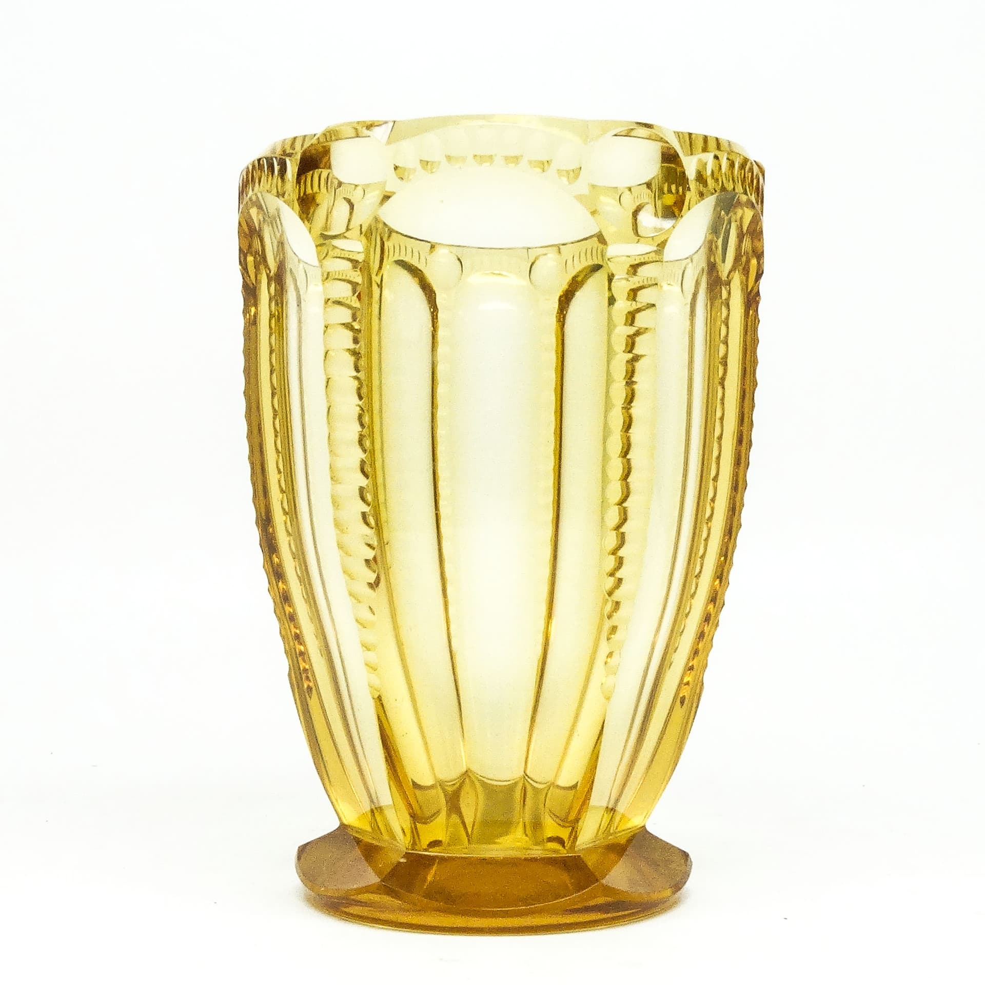 Art Deco vase, crystal, Moser, Czechoslovakia, 1930s. - 115007