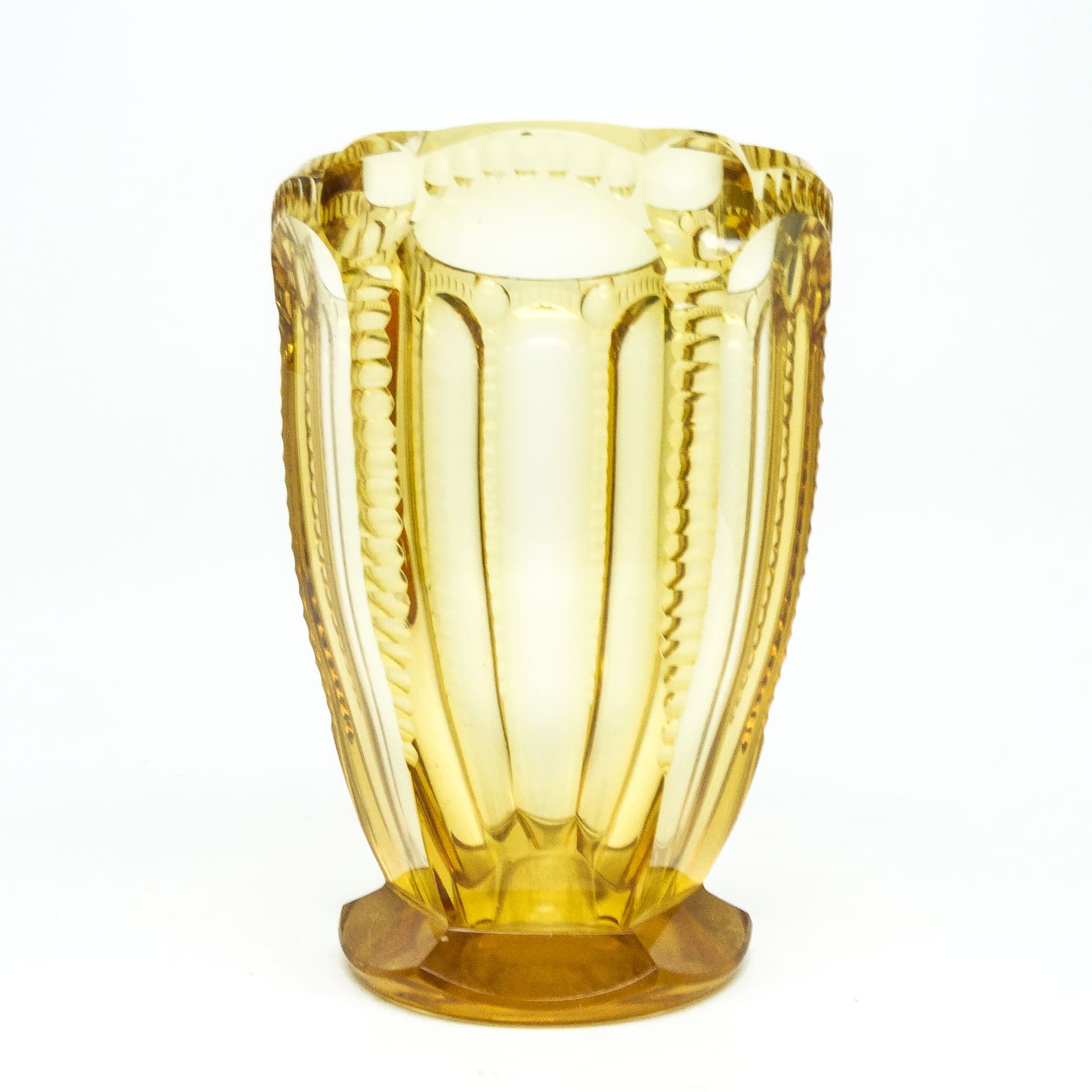 Art Deco vase, crystal, Moser, Czechoslovakia, 1930s. - 115010