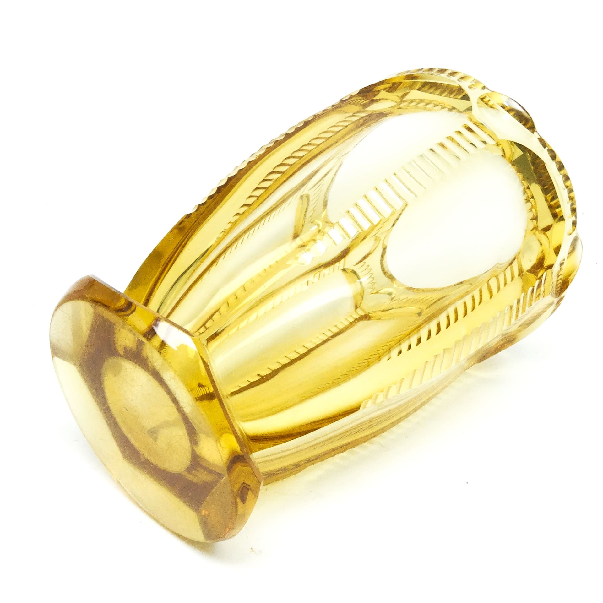 Art Deco vase, crystal, Moser, Czechoslovakia, 1930s. - 115002