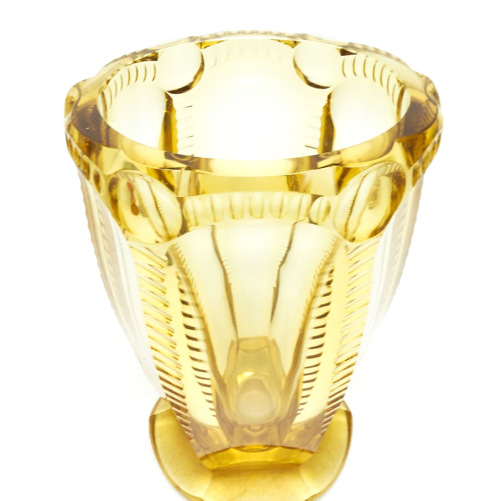 Art Deco vase, crystal, Moser, Czechoslovakia, 1930s. - 115000