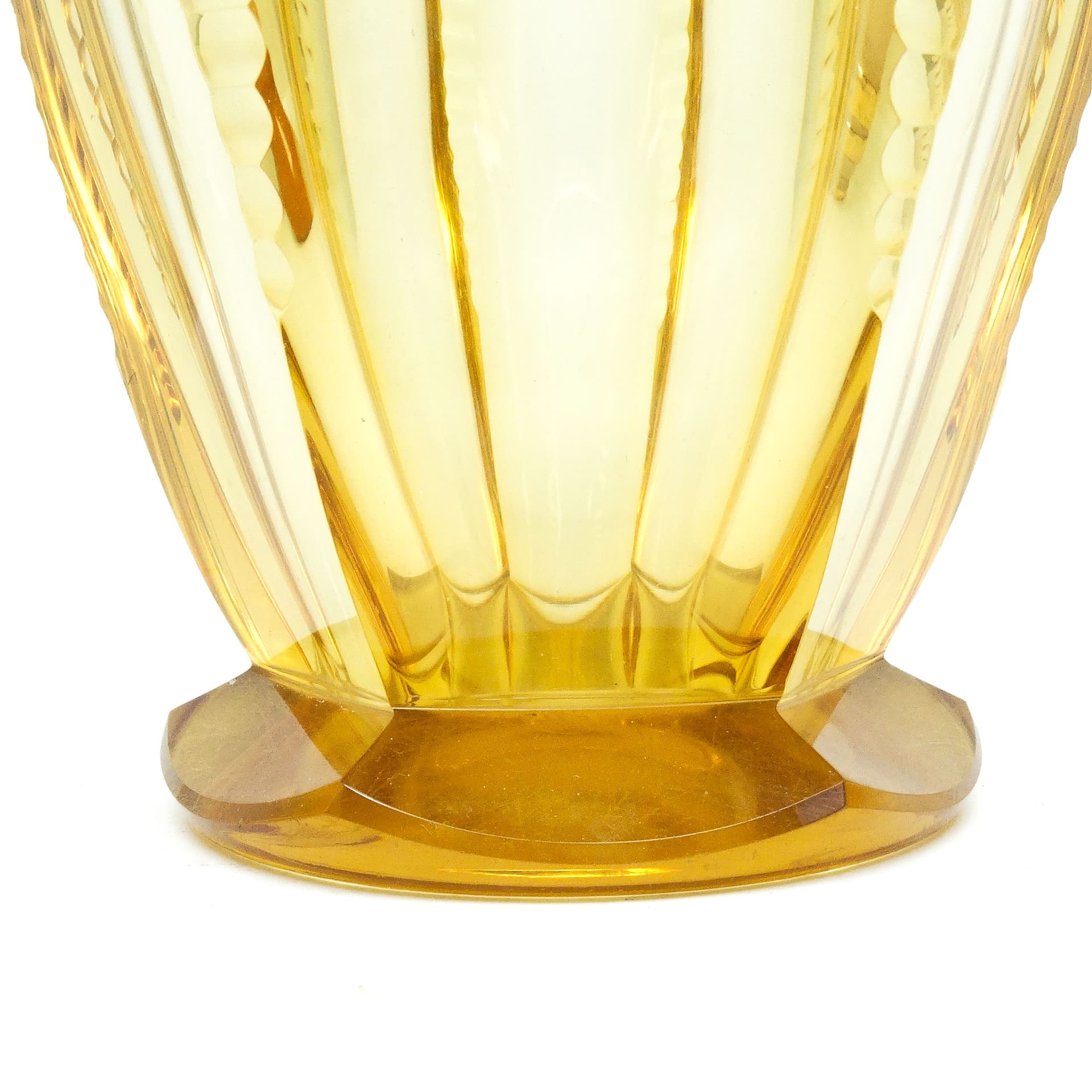 Art Deco vase, crystal, Moser, Czechoslovakia, 1930s. - 115001