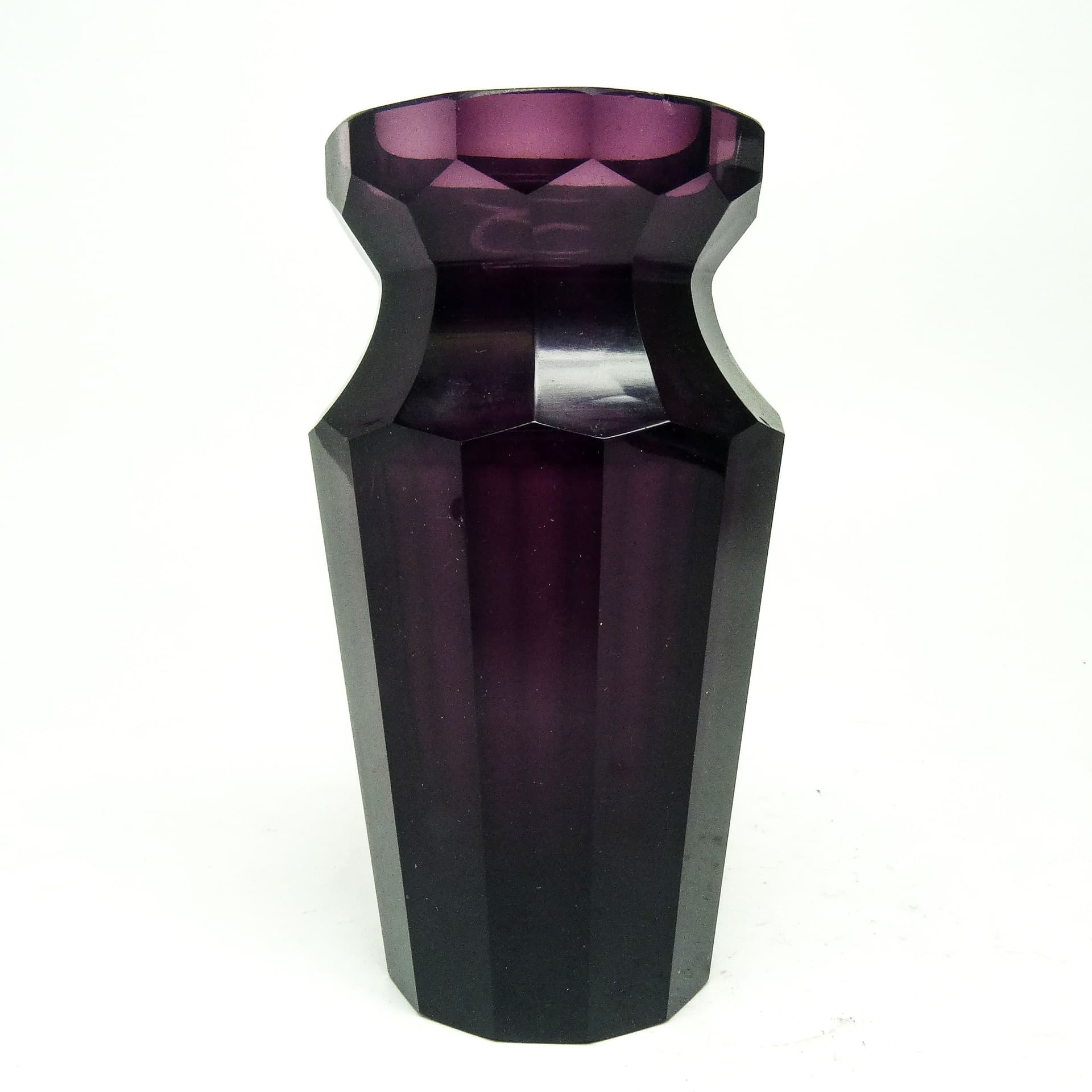 Wazon, kryształ, Moser, Bohemia, XIX w. - 115071