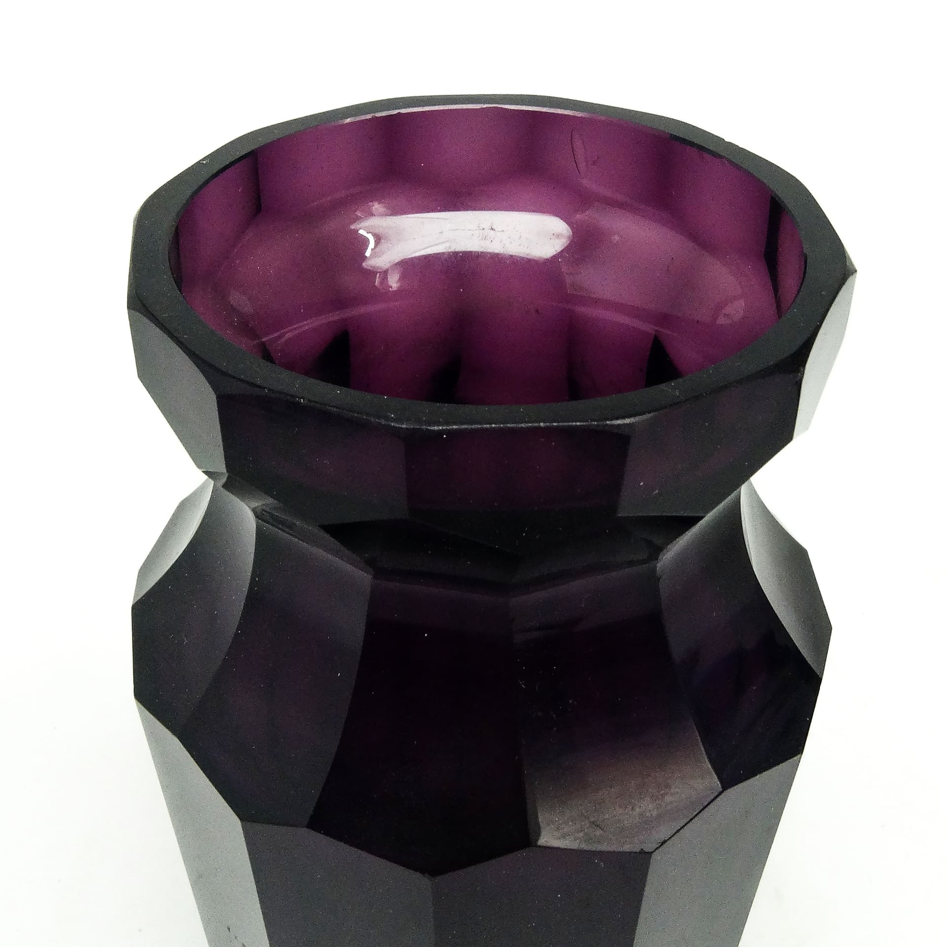 Wazon, kryształ, Moser, Bohemia, XIX w. - 115080